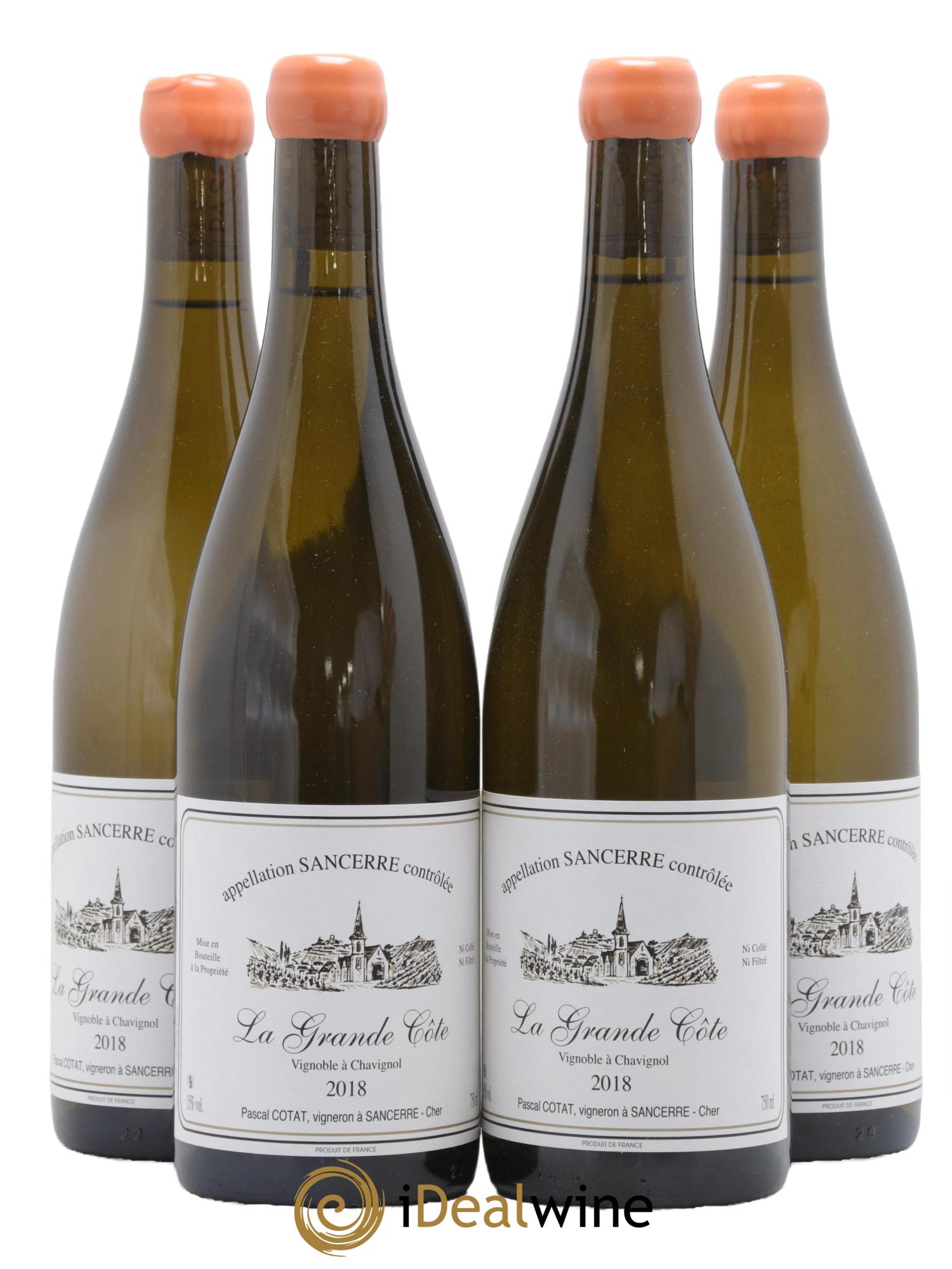 Sancerre La Grande Côte Pascal Cotat 2018 - Lotto di 4 bottiglie - 0