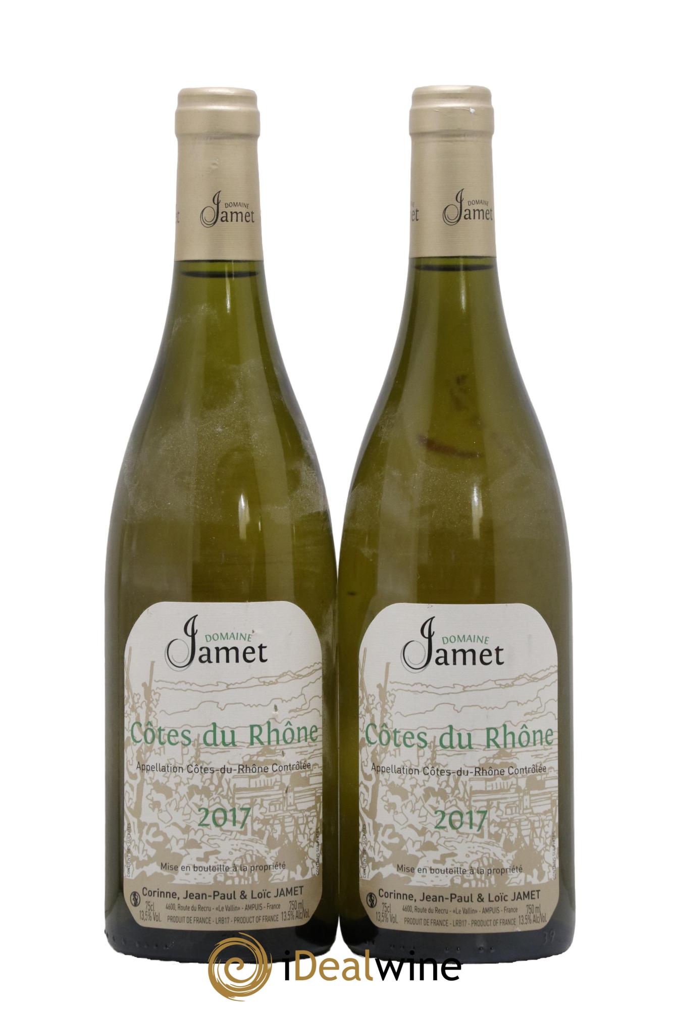 Côtes-du-Rhône Jamet (Domaine) 2017 - Lotto di 2 bottiglie - 0