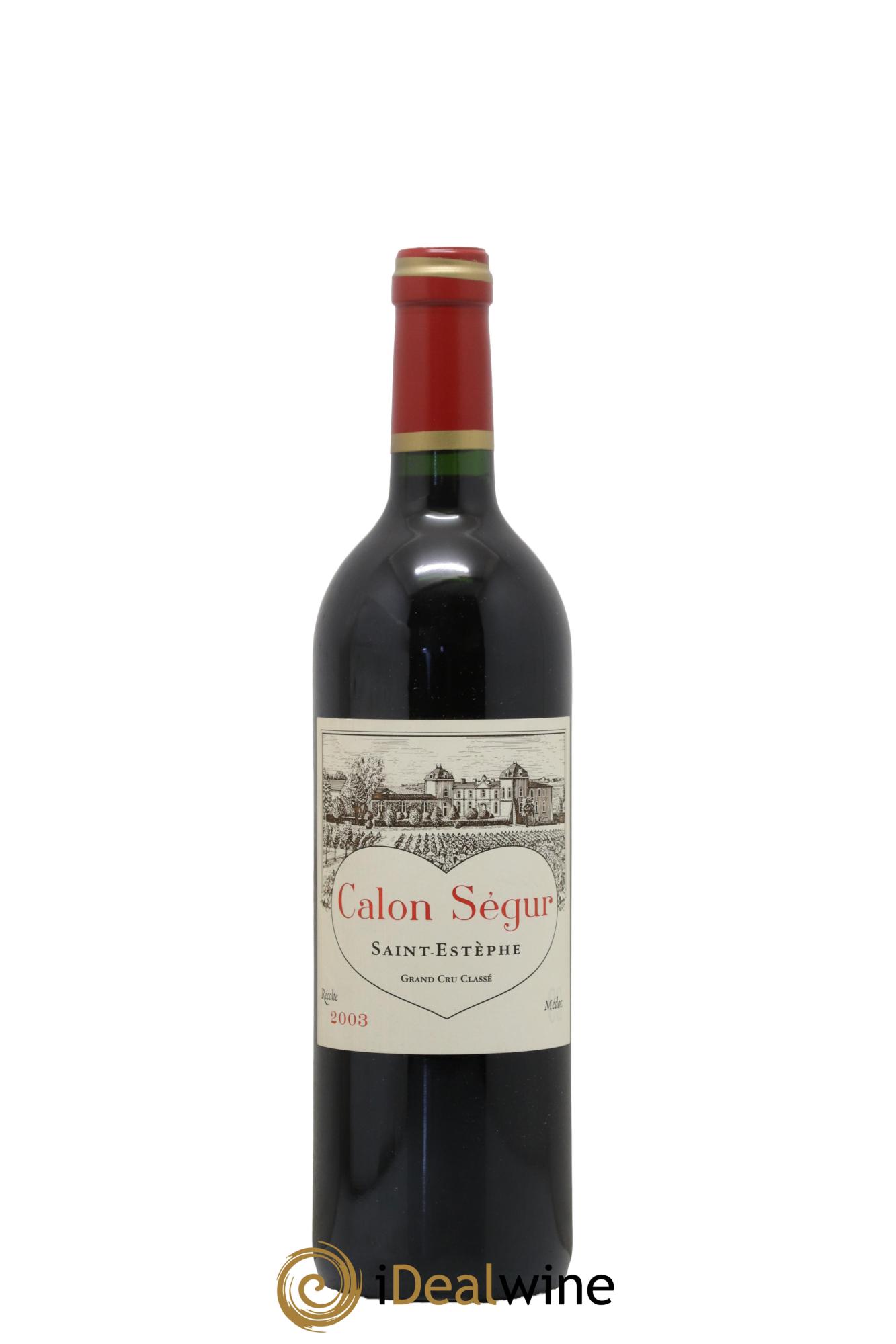 Château Calon Ségur 3ème Grand Cru Classé 2003 - Lot de 1 bouteille - 0