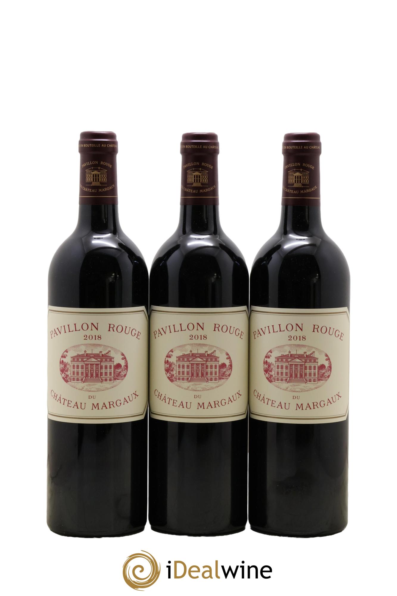 Pavillon Rouge du Château Margaux Second Vin 2018 - Lot de 3 bouteilles - 0