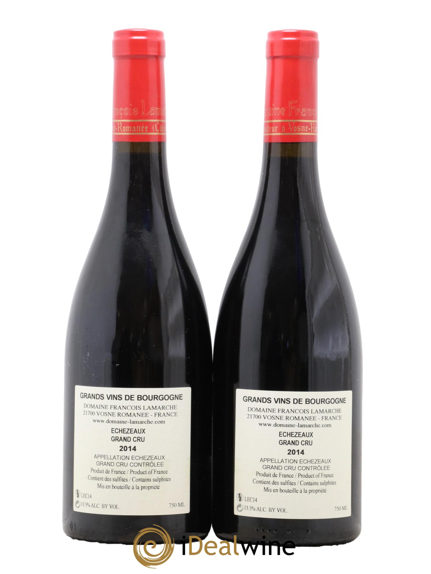 Echezeaux Grand Cru Lamarche (Domaine) 2014 - Lot de 2 bouteilles - 1