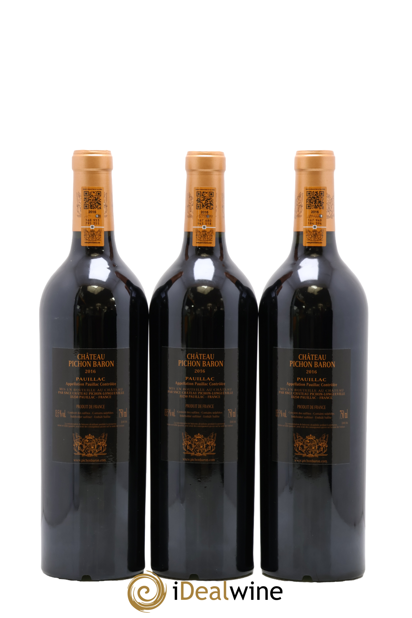 Pichon Longueville Baron 2ème Grand Cru Classé 2016 - Lotto di 12 bottiglie - 7