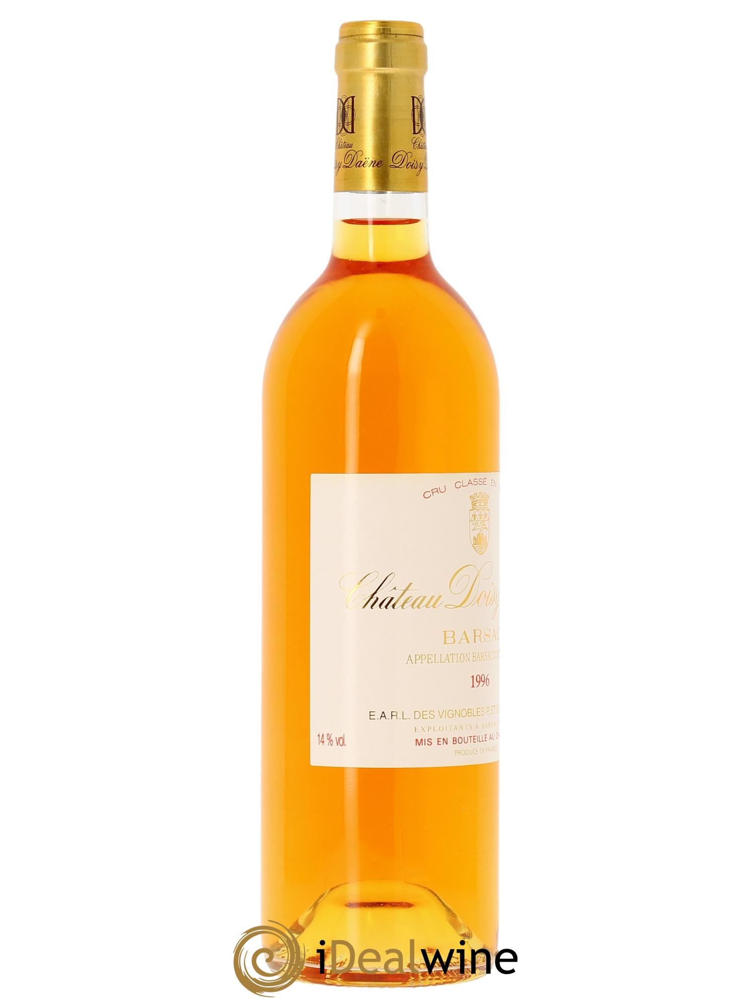 Château Doisy Daëne 2ème Grand Cru Classé (Cassetta in legno a partire da 6 bt) 1996 - Lotto di 1 bottiglia - 2