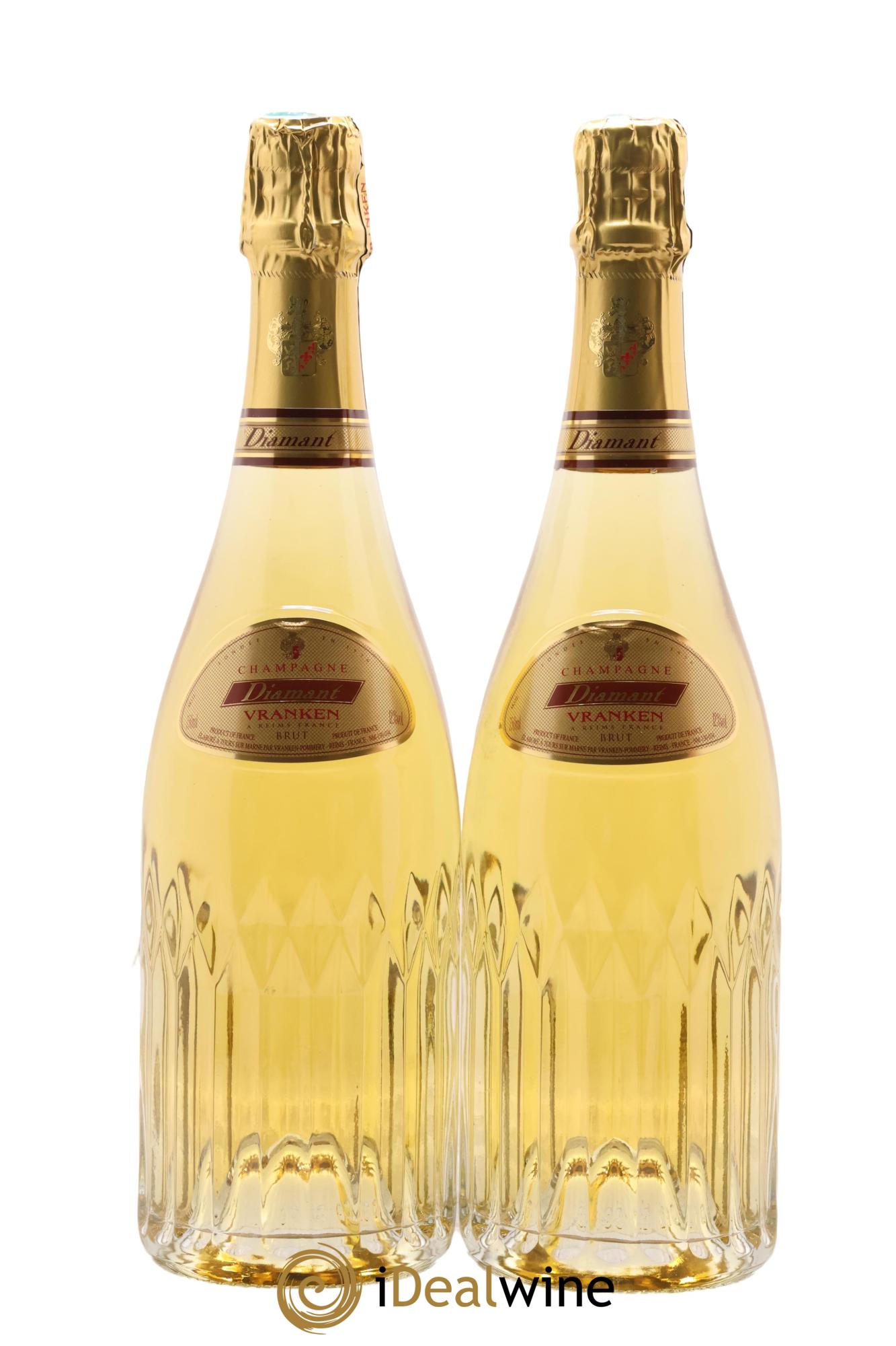 Champagne Diamant Vranken - Lot de 2 bouteilles - 1