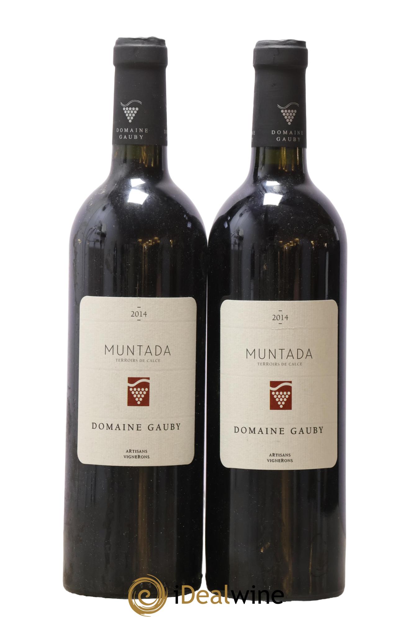 Côtes Catalanes (anciennement Côtes du Roussillon Villages) La Muntada Gauby (Domaine) 2014 - Lot of 2 bottles - 0