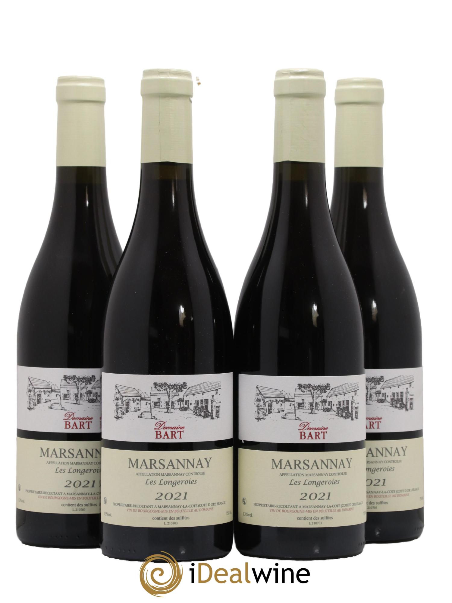 Marsannay Les Longeroies Bart (Domaine) 2021 - Lot de 4 bouteilles - 0