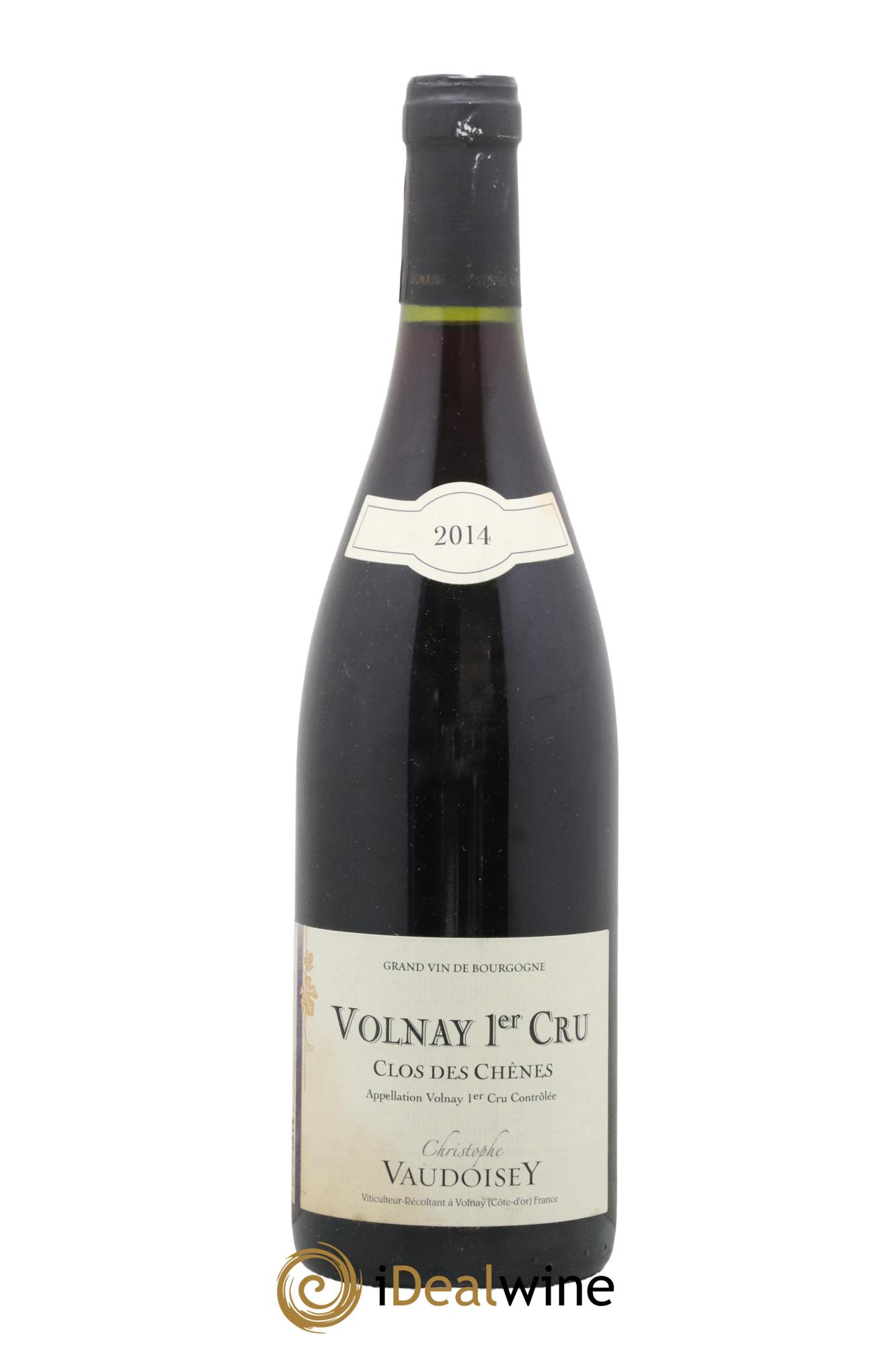 Volnay 1er Cru Clos des Chênes Christophe Vaudoisey 2014 - Lot de 1 bouteille - 0