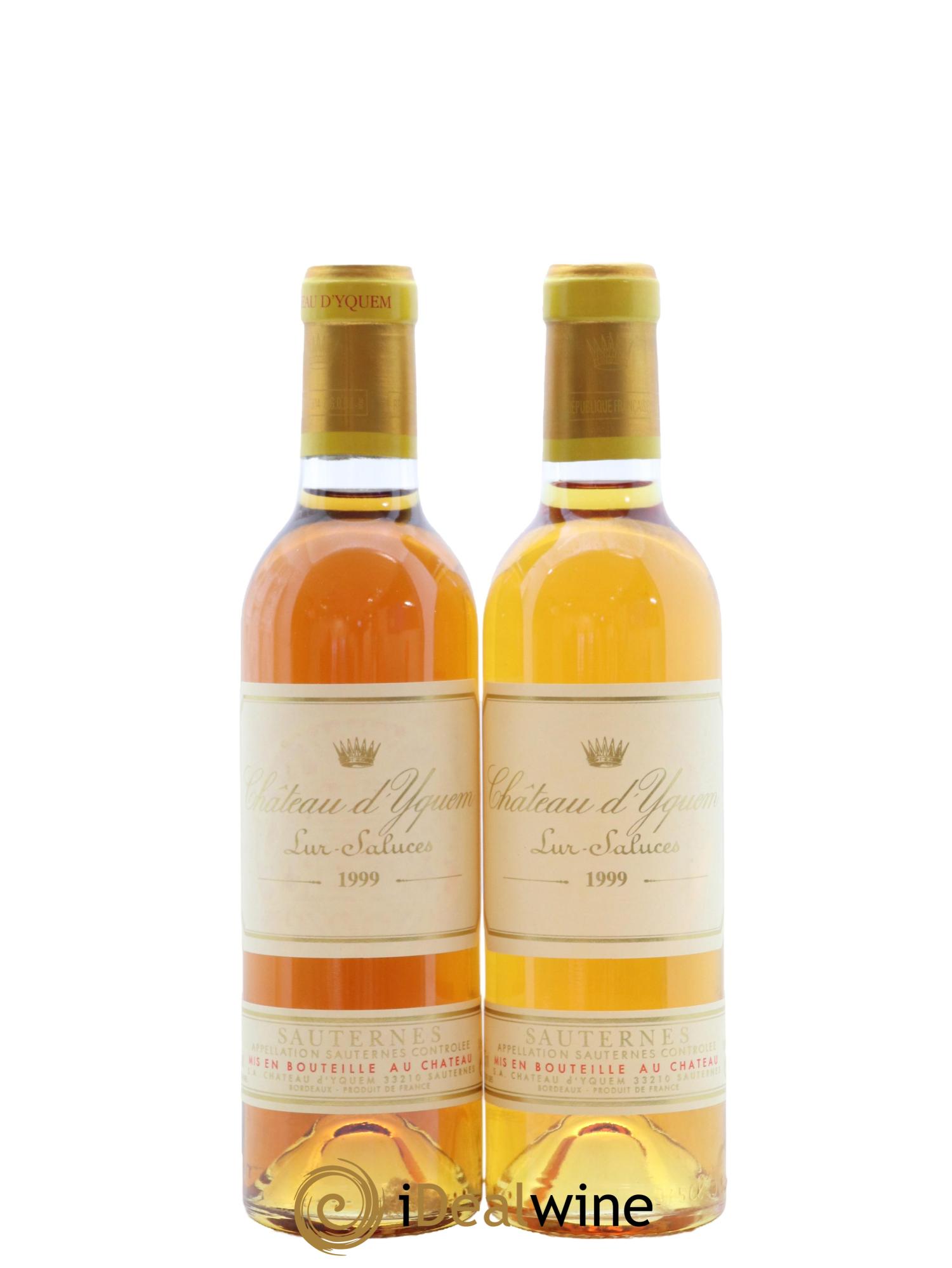 Château d' Yquem 1er Cru Classé Supérieur 1999 - Posten von 2 Demi-Flaschen - 0