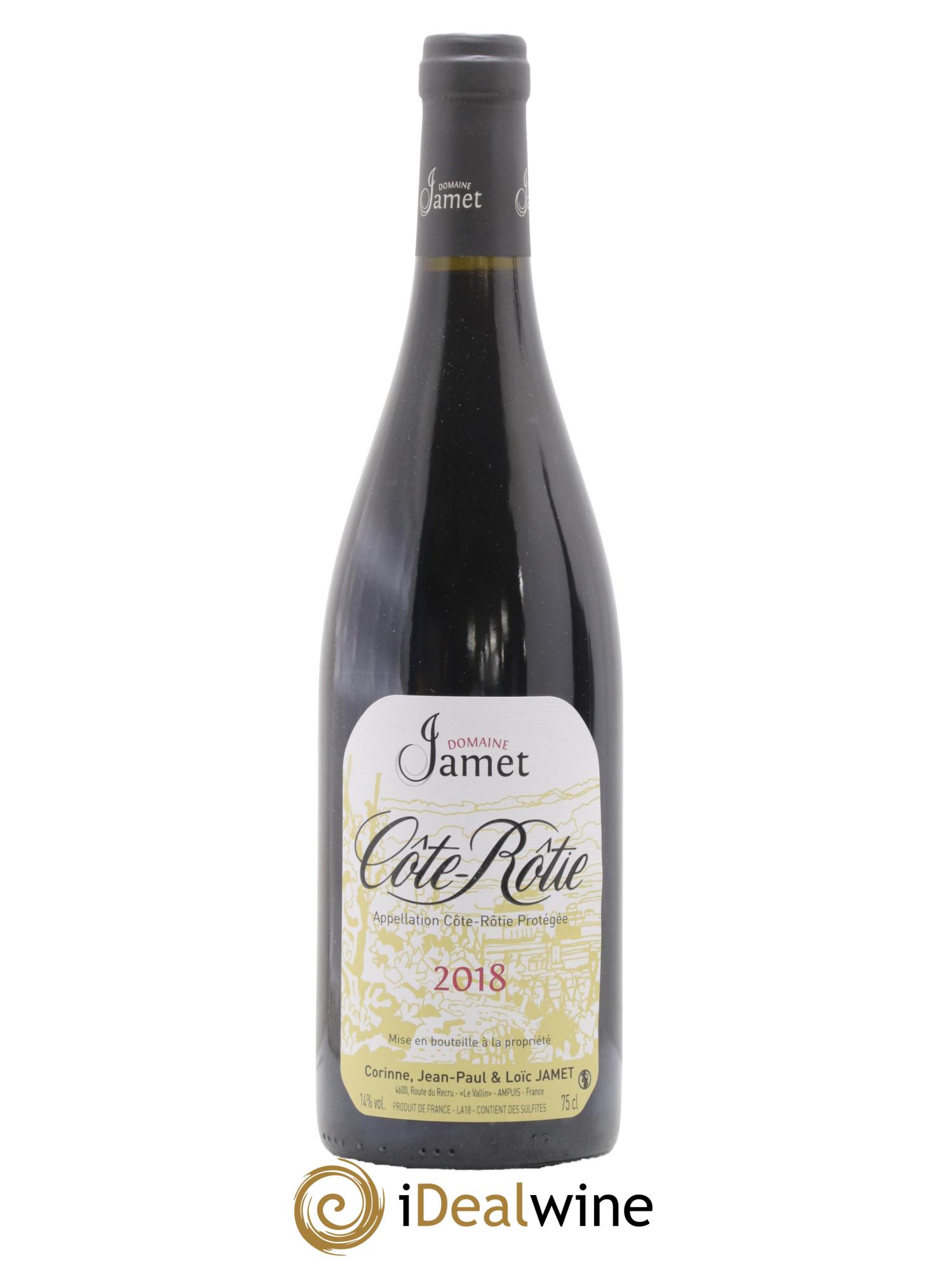 Côte-Rôtie Jamet (Domaine) 2018 - Lot de 1 bouteille - 0