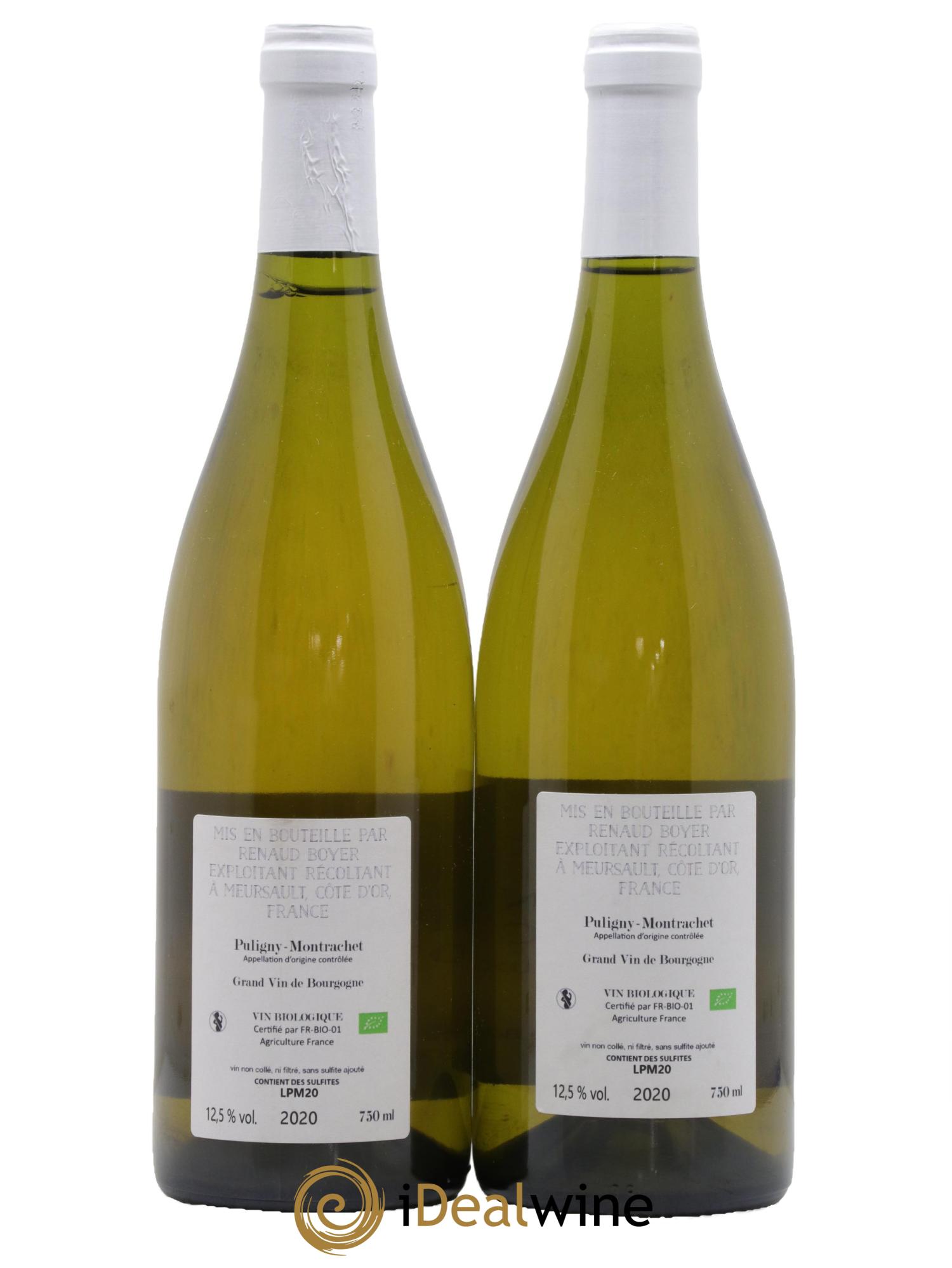 Puligny-Montrachet Les Reuchaux Renaud Boyer 2020 - Posten von 2 Flaschen - 1
