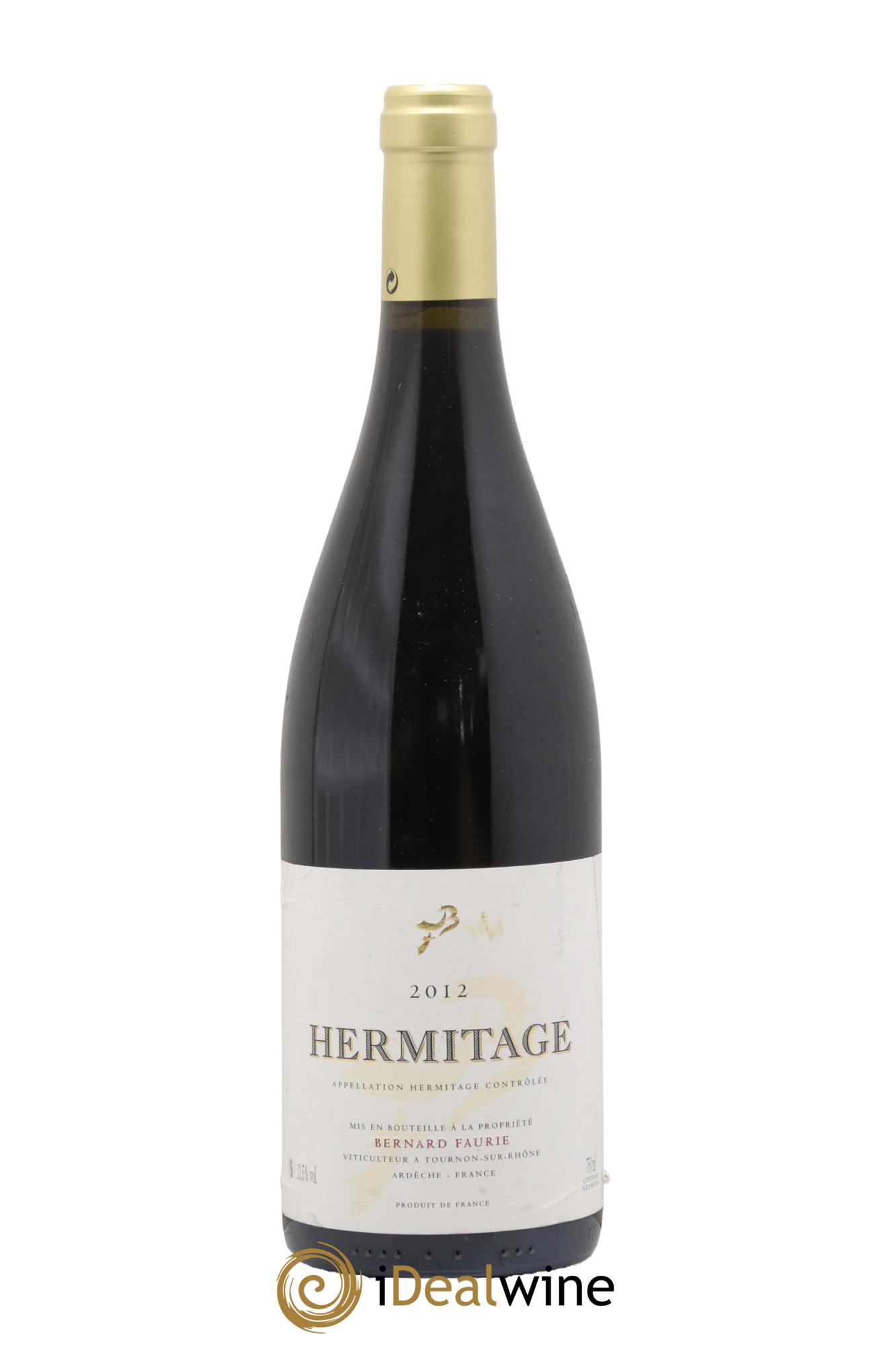 Hermitage Bessards Méal (capsule dorée) Bernard Faurie 2012 - Lot of 1 bottle - 0