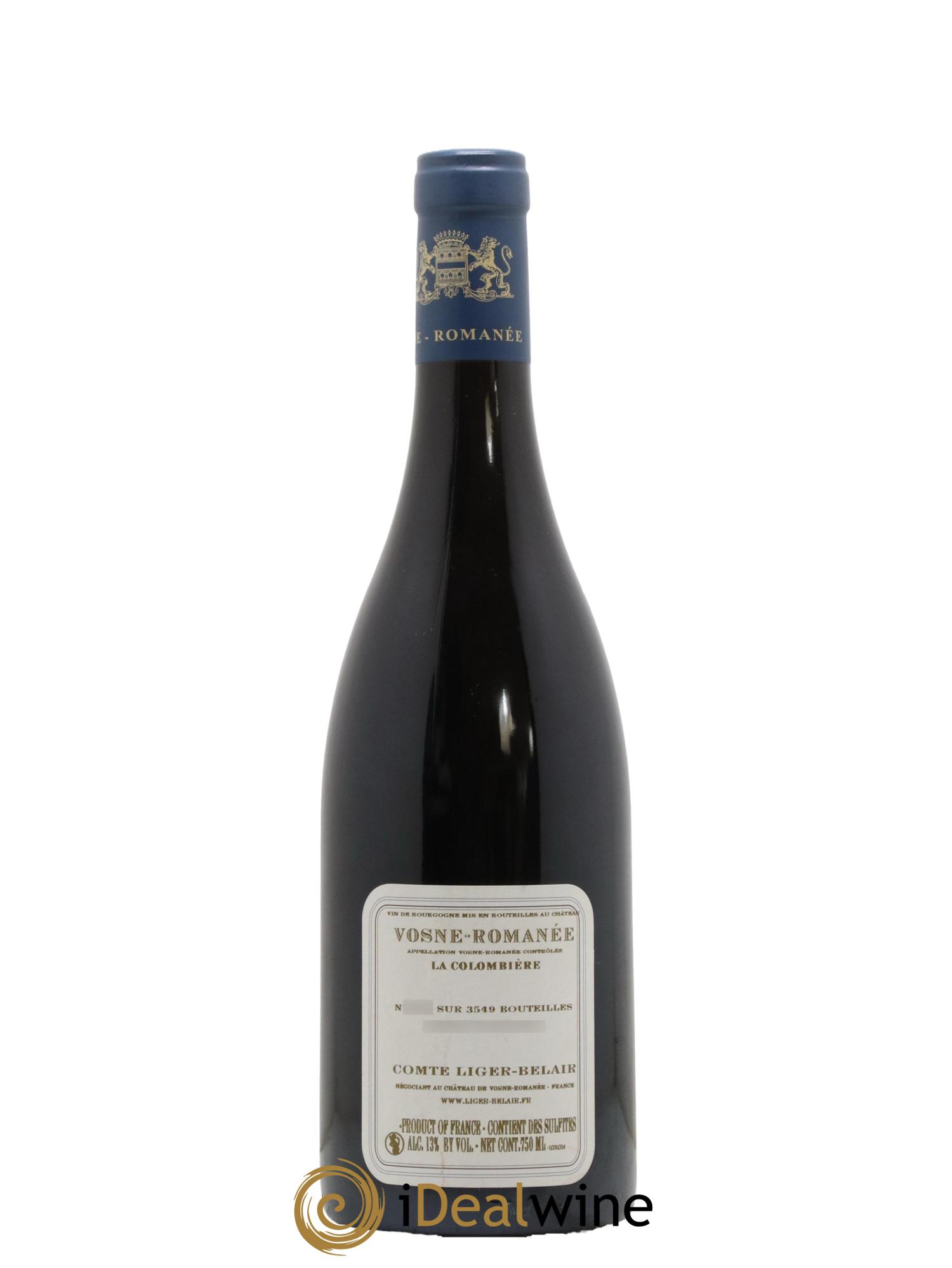 Vosne-Romanée La Colombière Comte Liger-Belair (Domaine du) 2014 - Lot de 1 bouteille - 1
