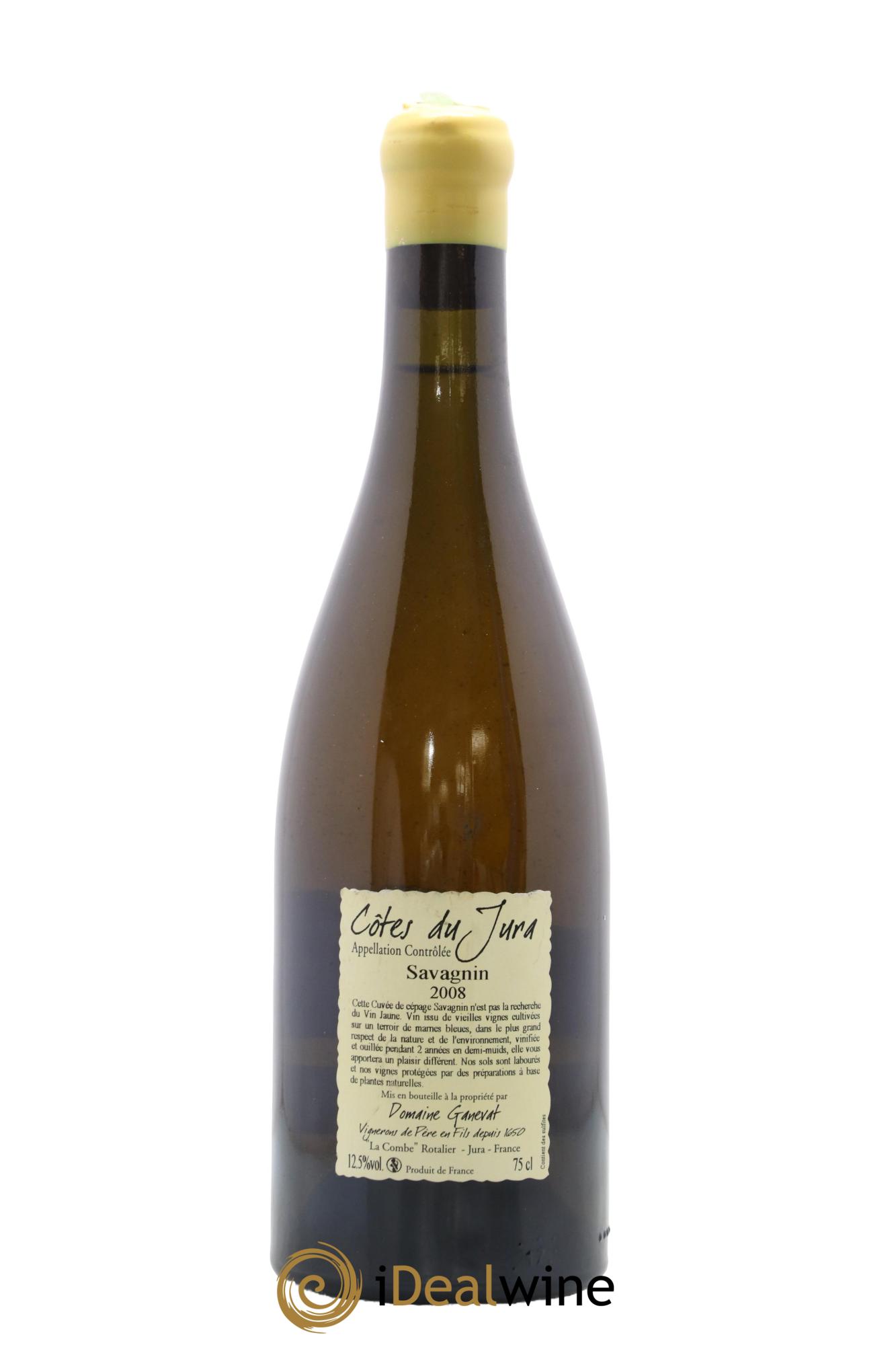 Côtes du Jura Les Chalasses Marnes Bleues Jean-François Ganevat (Domaine) 2008 - Lot of 1 bottle - 1