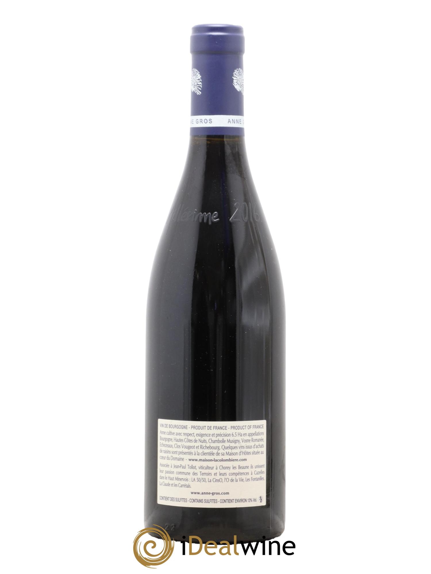 Echezeaux Grand Cru Les Loachausses Anne Gros 2016 - Lot de 1 bouteille - 1