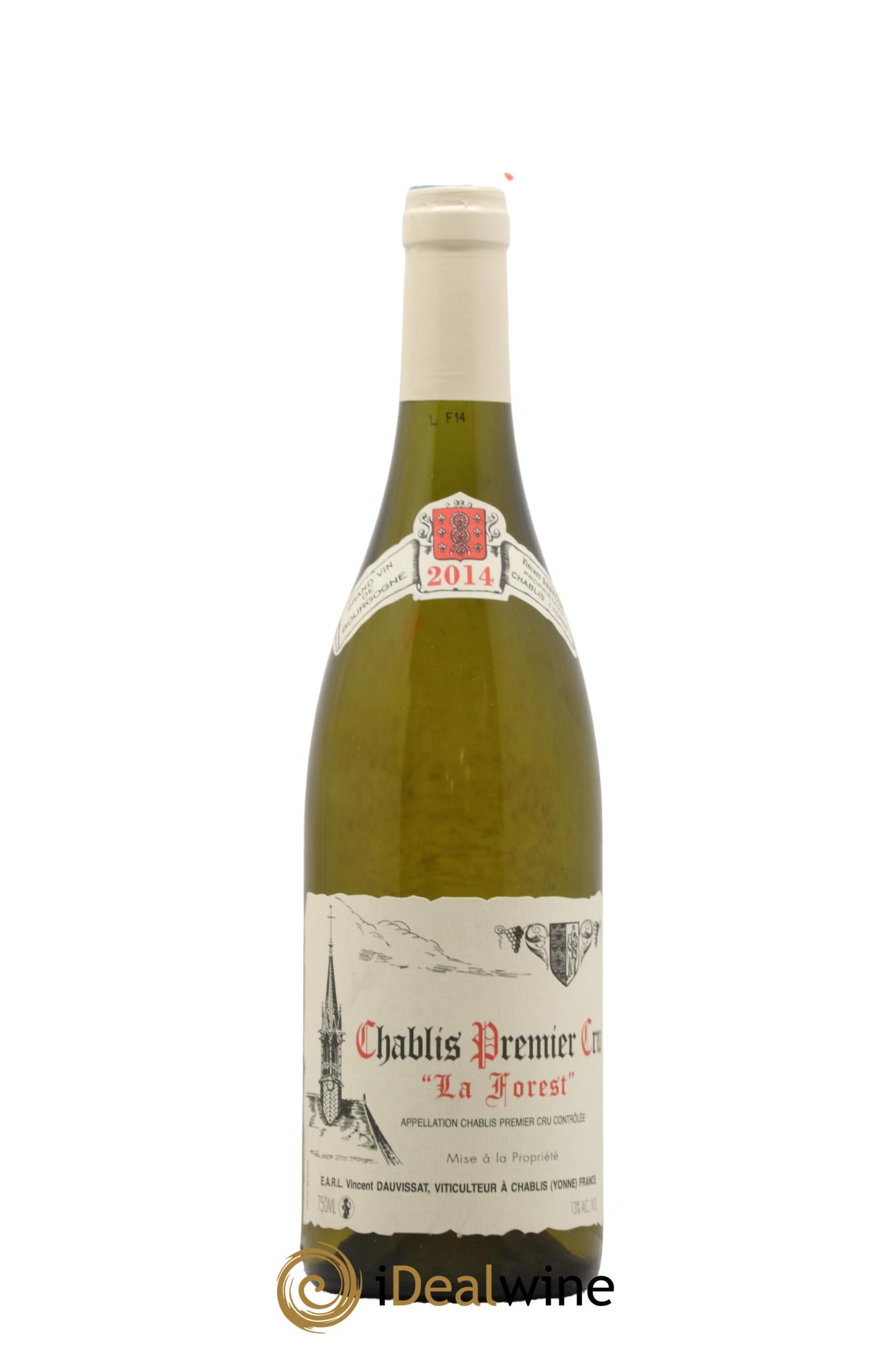 Chablis 1er Cru La Forest Vincent Dauvissat (Domaine) 2014 - Lot de 1 bouteille - 0