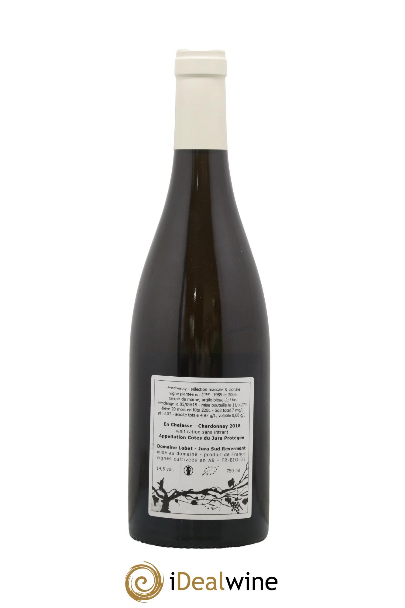 Côtes du Jura Chardonnay En Chalasse Romain - Julien  - Charline Labet 2018 - Lot of 1 bottle - 1
