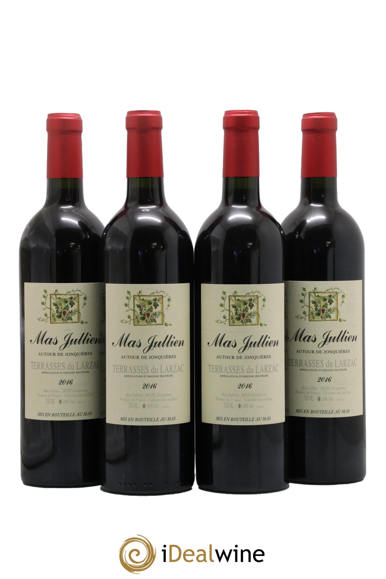 Coteaux du Languedoc - Terrasses du Larzac Mas Jullien Autour de Jonquières Olivier Jullien 2016 - Lotto di 4 bottiglie - 0