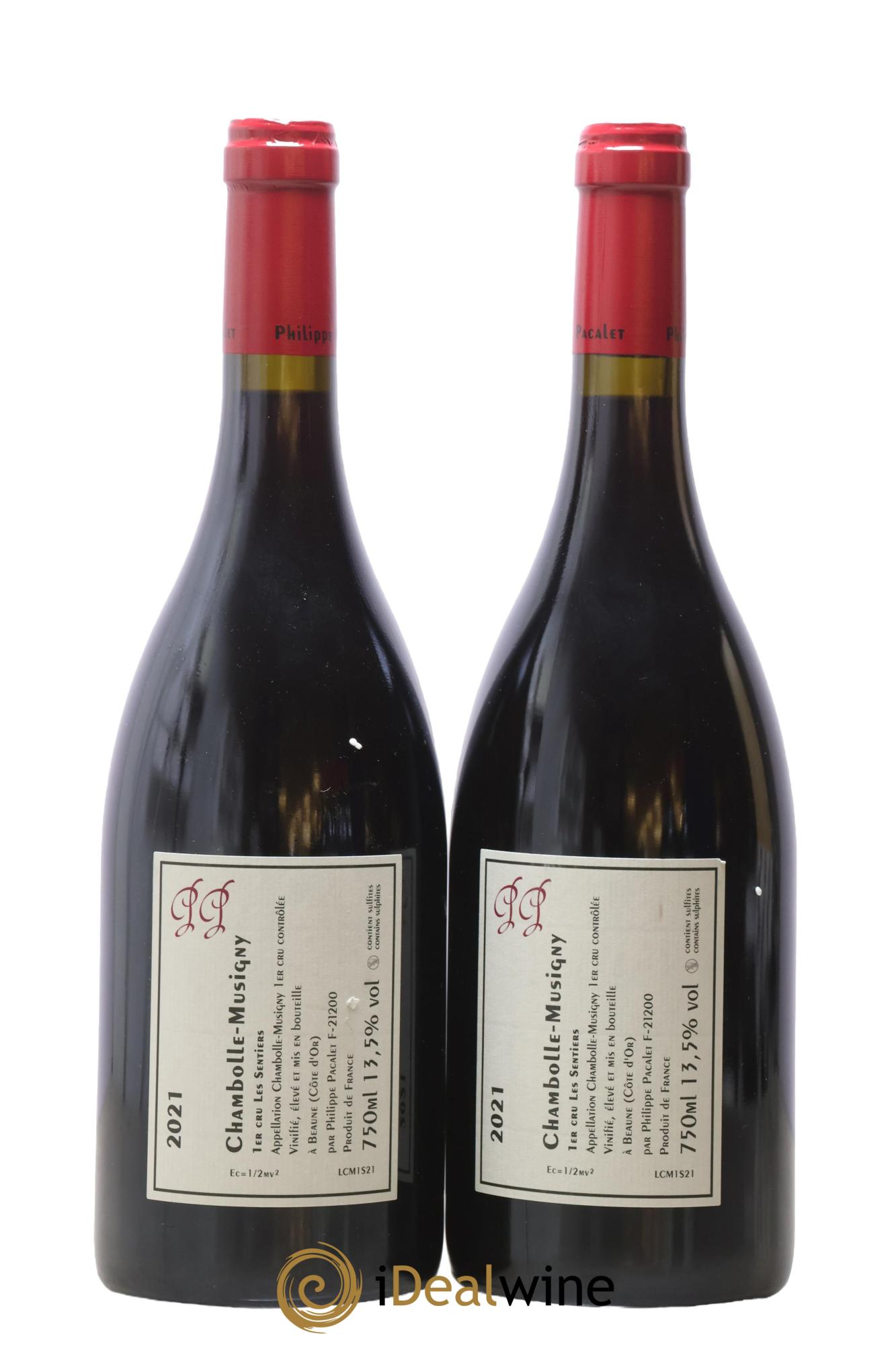 Chambolle-Musigny 1er Cru Les Sentiers Philippe Pacalet 2021 - Lotto di 2 bottiglie - 1
