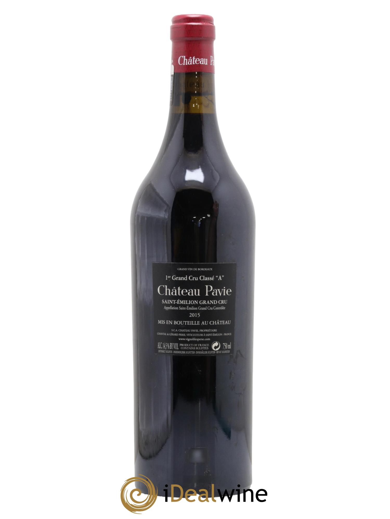 Château Pavie 1er Grand Cru Classé A 2015 - Lot of 1 bottle - 1