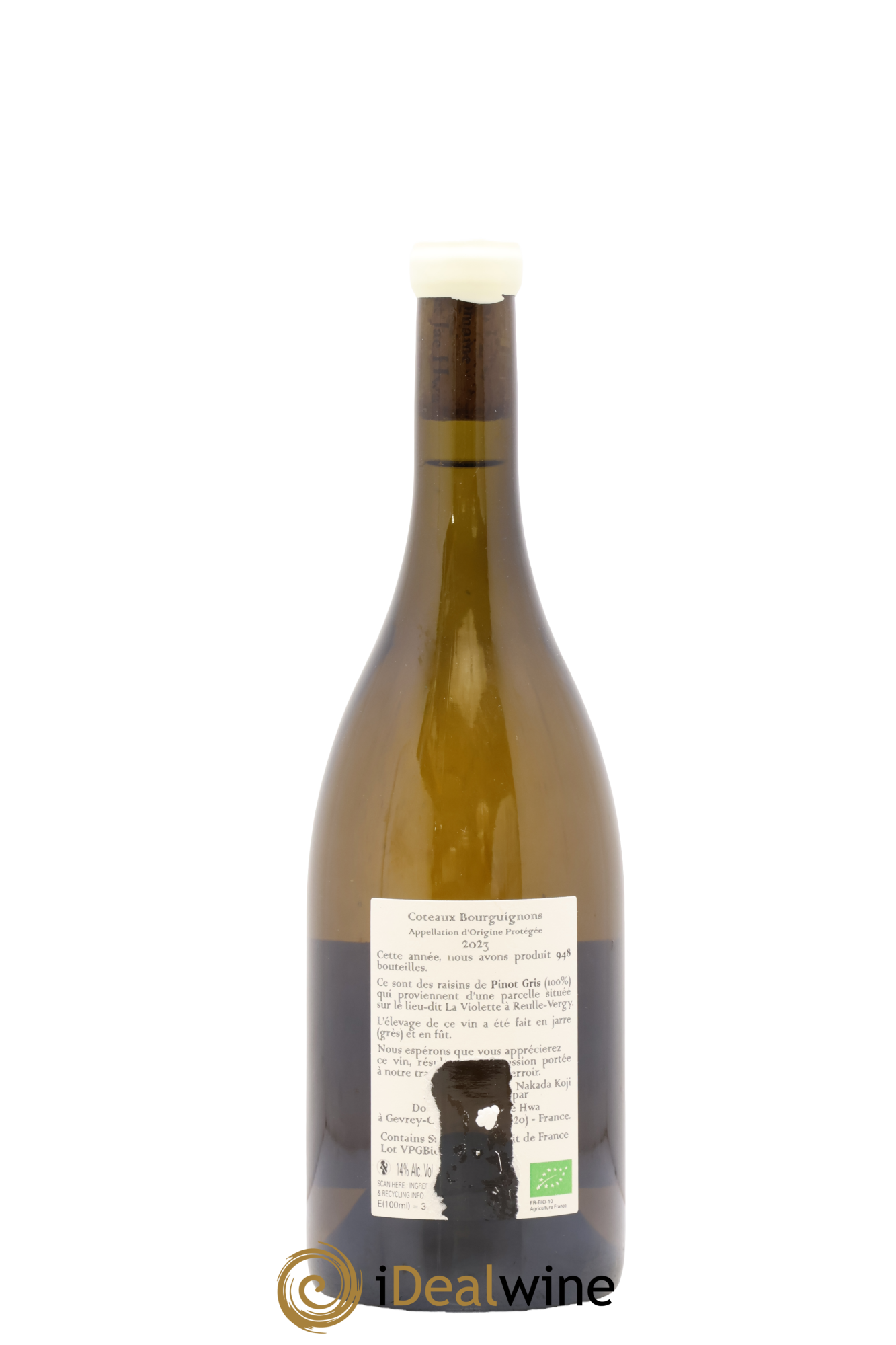 Coteaux Bourguignons Pinot Gris La Violette Koji et Jae Hwa 2023 - Lotto di 1 bottiglia - 1