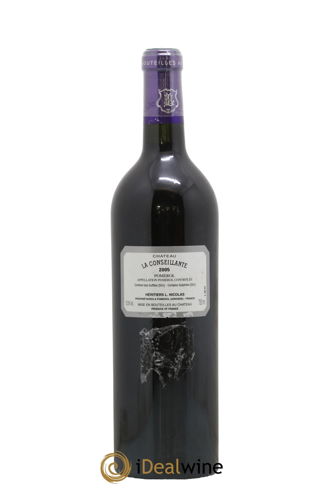 Château la Conseillante 2005 - Lot of 1 bottle - 1