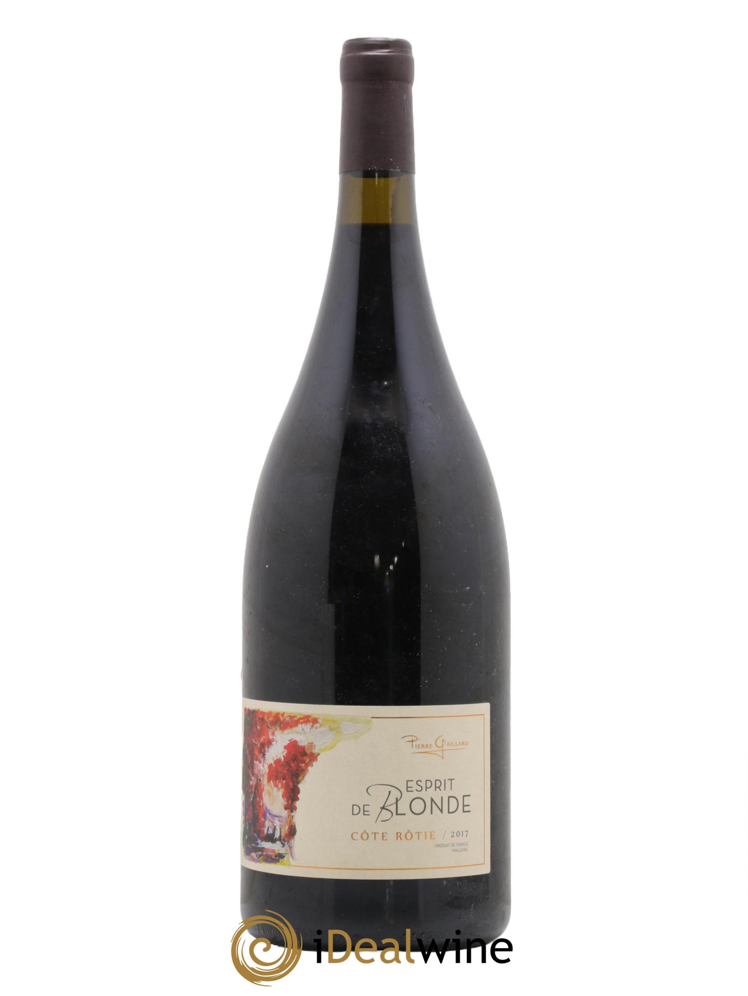 Côte-Rôtie Esprit de Blonde Pierre Gaillard 2017 - Lot de 1 magnum - 0