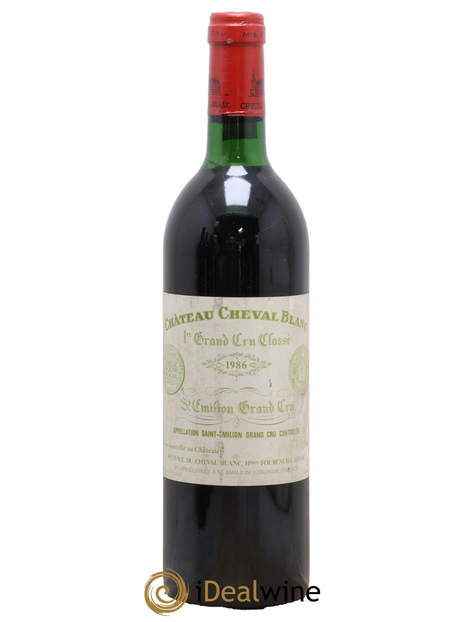 Château Cheval Blanc 1er Grand Cru Classé A 1986 - Lot de 1 bouteille - 0