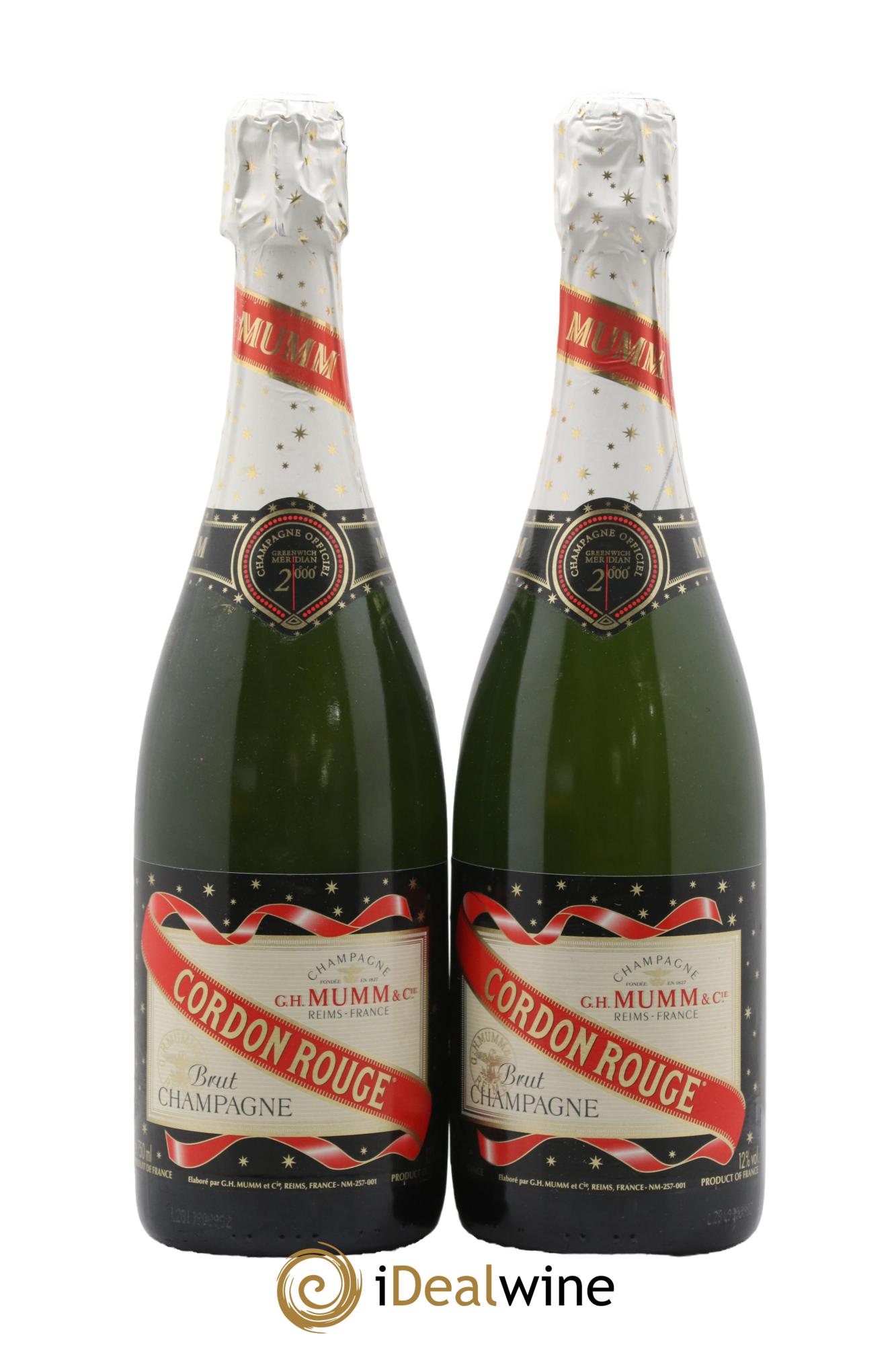 Cordon Rouge Mumm - Lotto di 2 bottiglie - 0