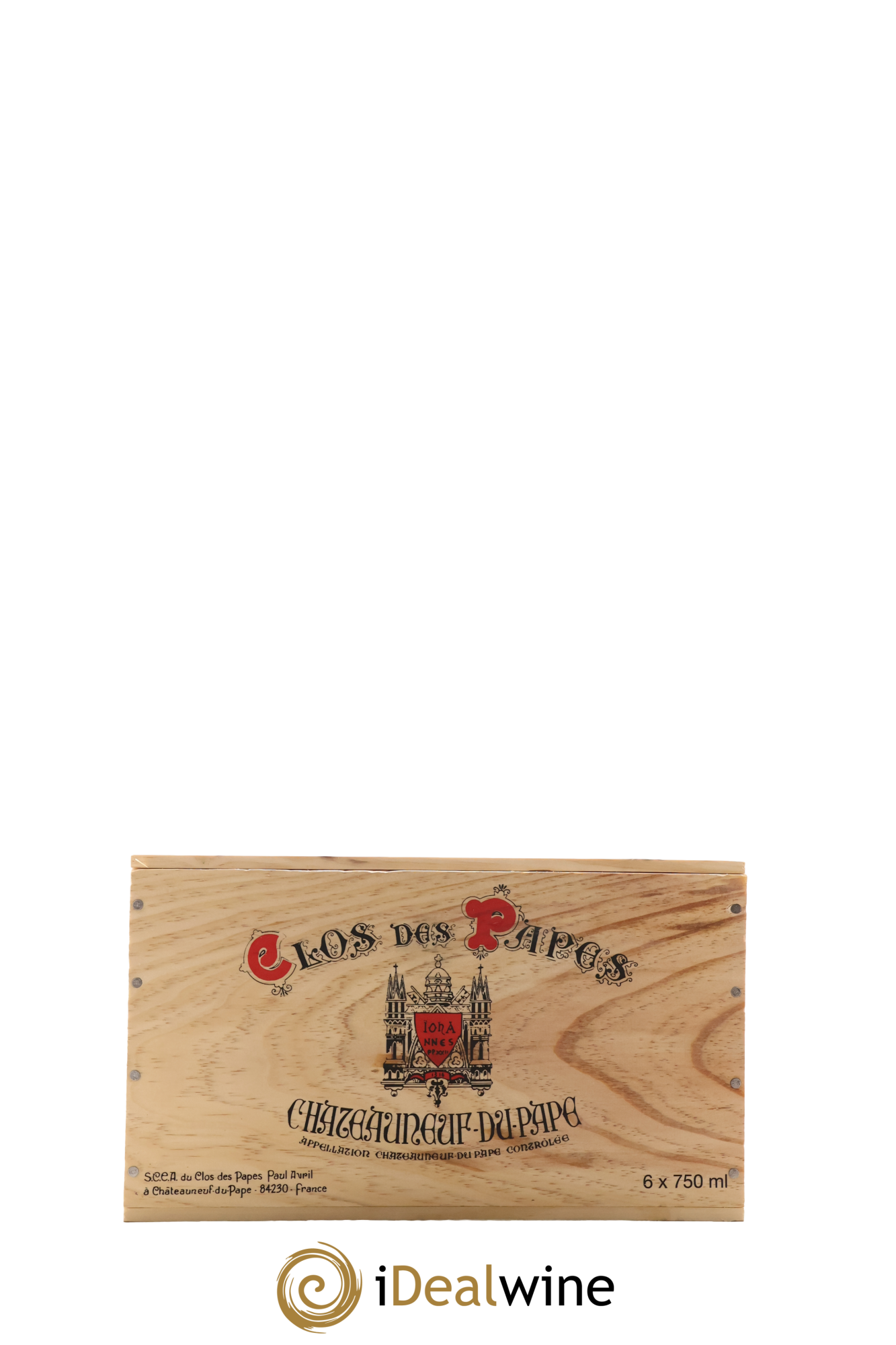 Châteauneuf-du-Pape Clos des Papes - Paul Avril 2021 - Lot de 6 bouteilles - 2