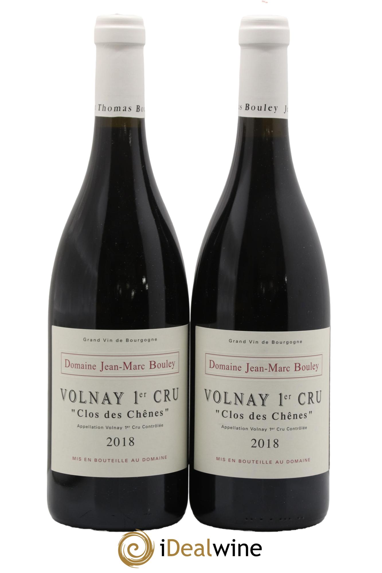 Volnay 1er Cru Clos des Chênes Bouley (Domaine) 2018 - Lot de 2 bouteilles - 0