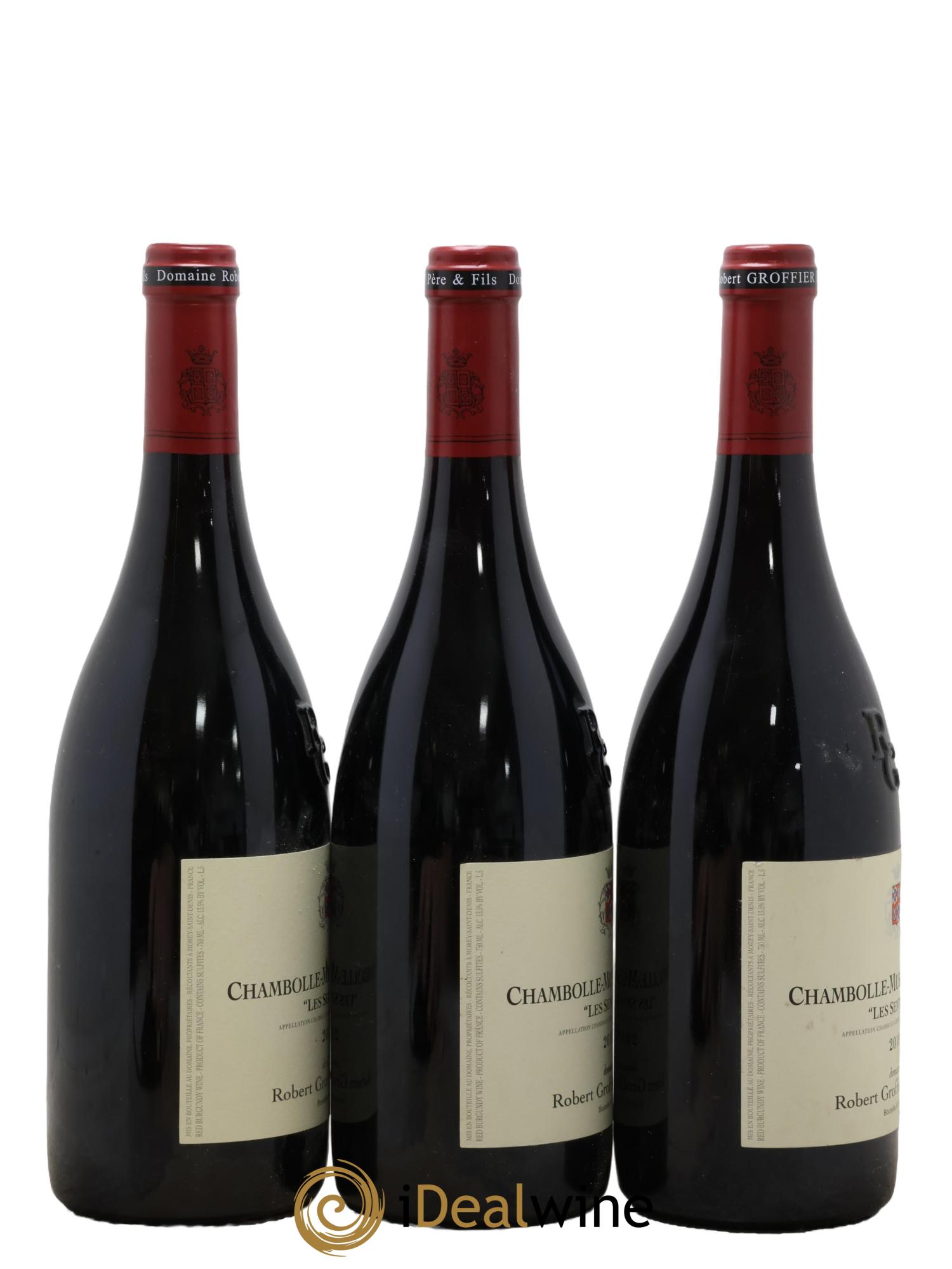 Chambolle-Musigny 1er Cru Les Sentiers Robert Groffier Père & Fils (Domaine)  2018 - Lot de 3 bouteilles - 1