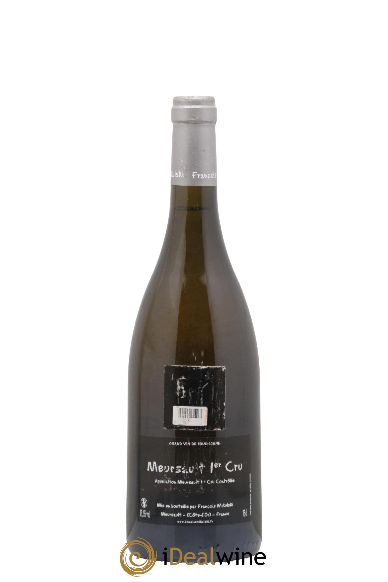 Meursault 1er Cru Les Perrières François Mikulski 2009 - Lot of 1 bottle - 1