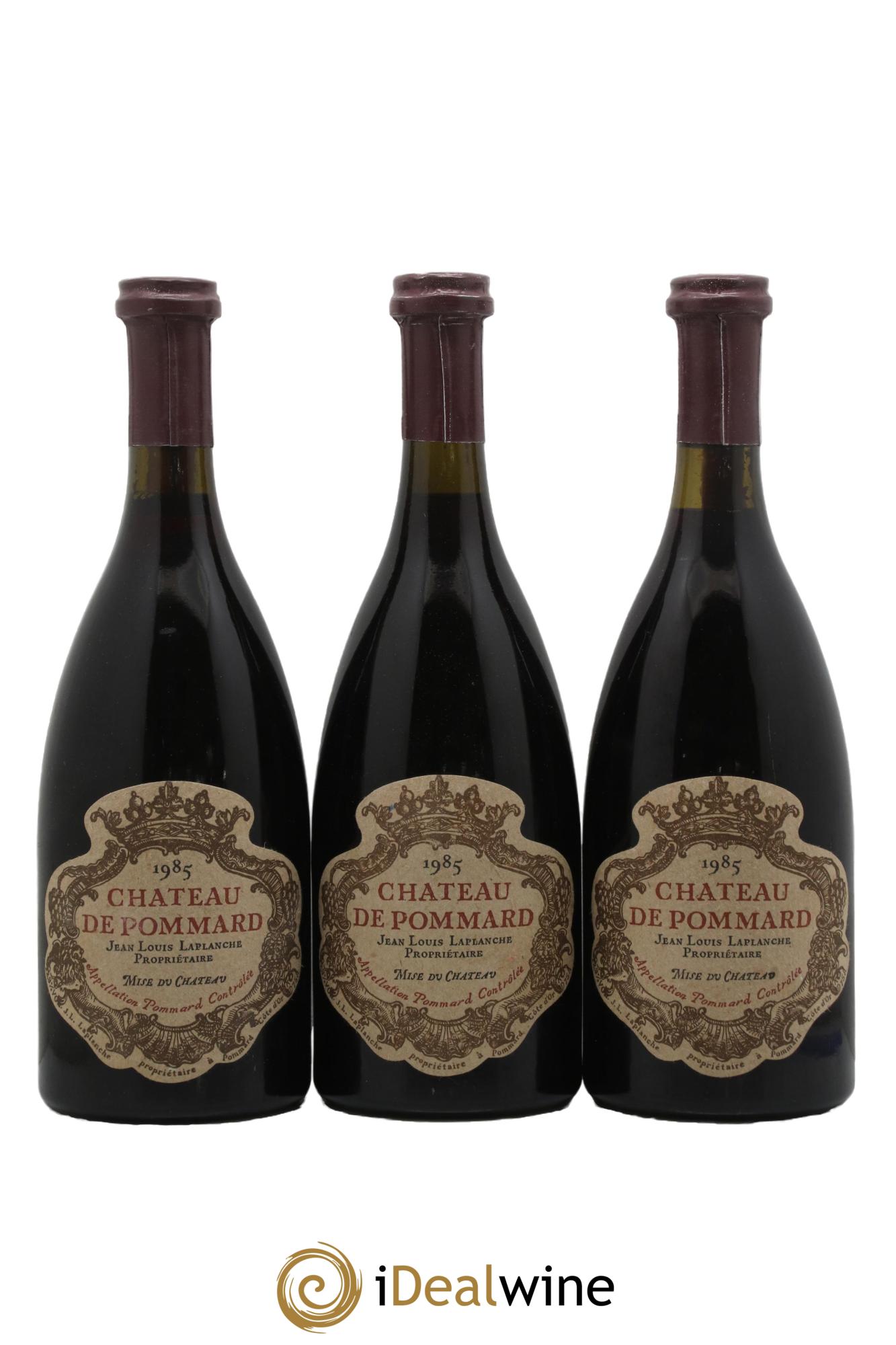 Pommard Château de Pommard 1985 - Lot de 3 bouteilles - 0