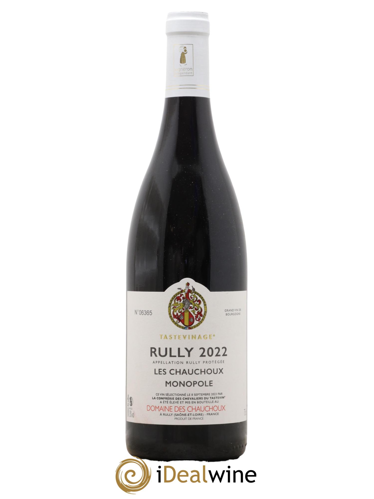 Rully Les Chauchoux Monopole Domaine des Chauchoux 2022 - Lot de 1 bouteille - 0
