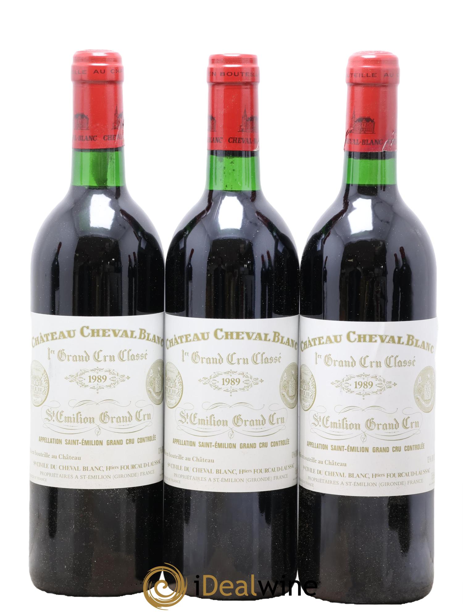 Château Cheval Blanc 1er Grand Cru Classé A 1989 - Lotto di 12 bottiglie - 3