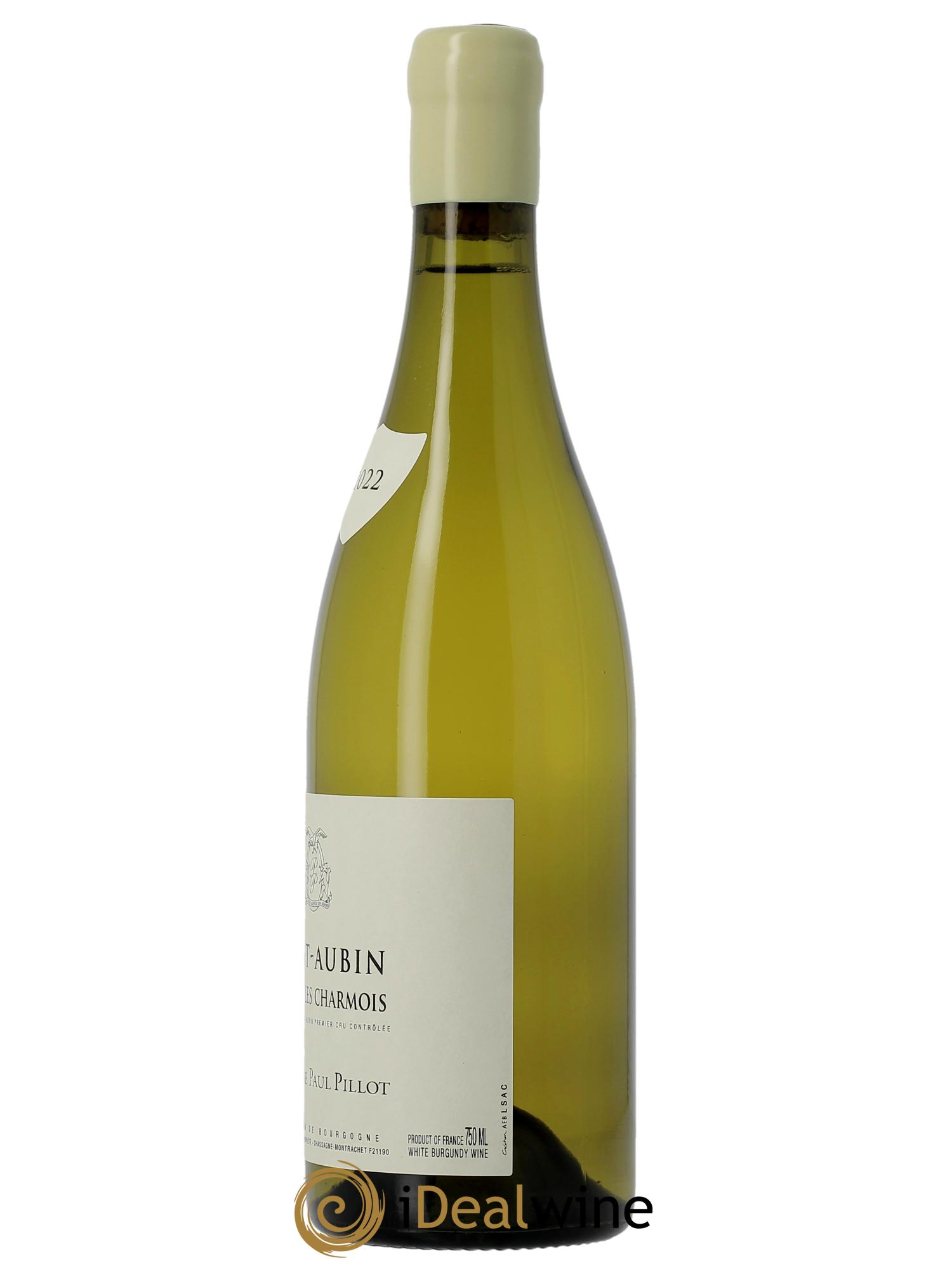 Saint-Aubin 1er Cru Les Charmois Paul Pillot (Domaine) 2022 - Lot de 1 bouteille - 1