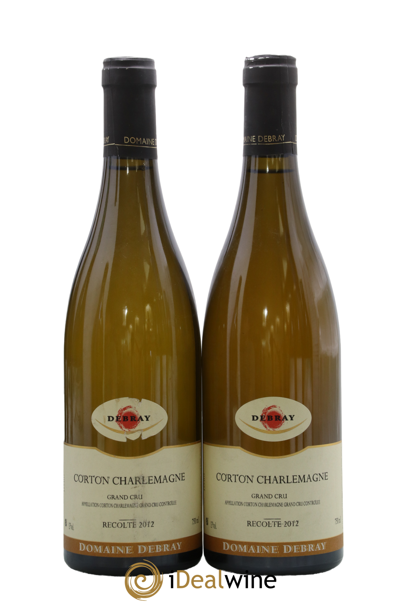 Corton-Charlemagne Grand Cru Domaine Debray 2012 - Lotto di 2 bottiglie - 0