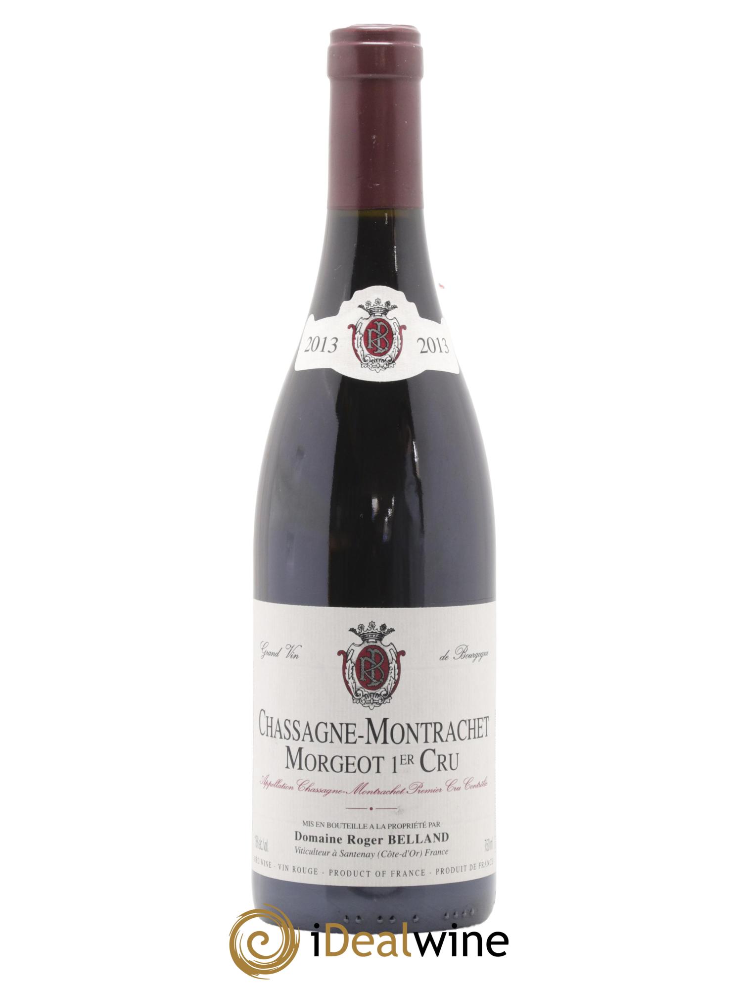 Chassagne-Montrachet 1er Cru Morgeot Roger Belland 2013 - Lot de 1 bouteille - 0