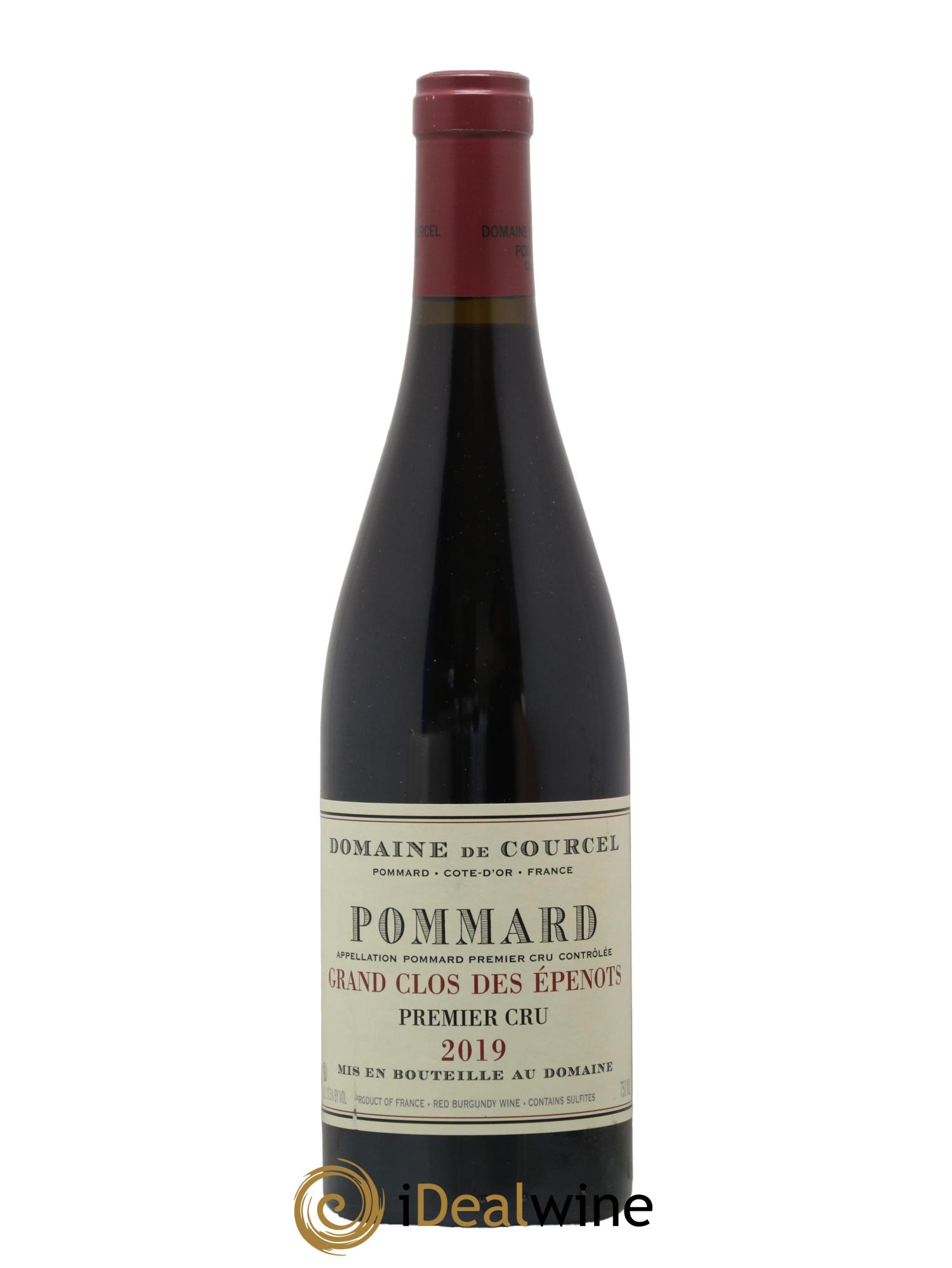 Pommard 1er Cru Grand Clos des Epenots de Courcel (Domaine) 2019 - Lot de 1 bouteille - 0