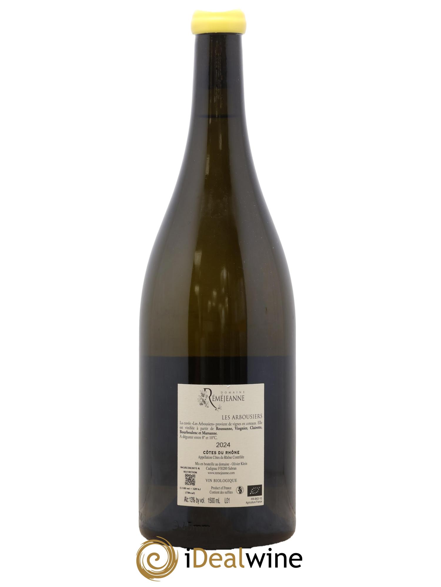 Côtes-du-Rhône Les Arbousiers La Réméjeanne 2024 - Lot de 1 magnum - 1