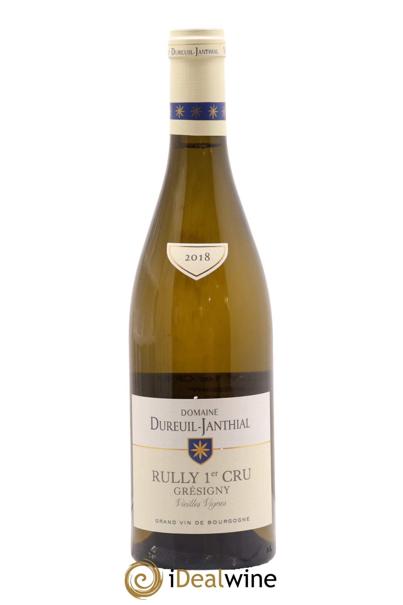 Rully 1er Cru Grésigny Vieilles Vignes Vincent Dureuil-Janthial 2018 - Posten von 1 Flasche - 0