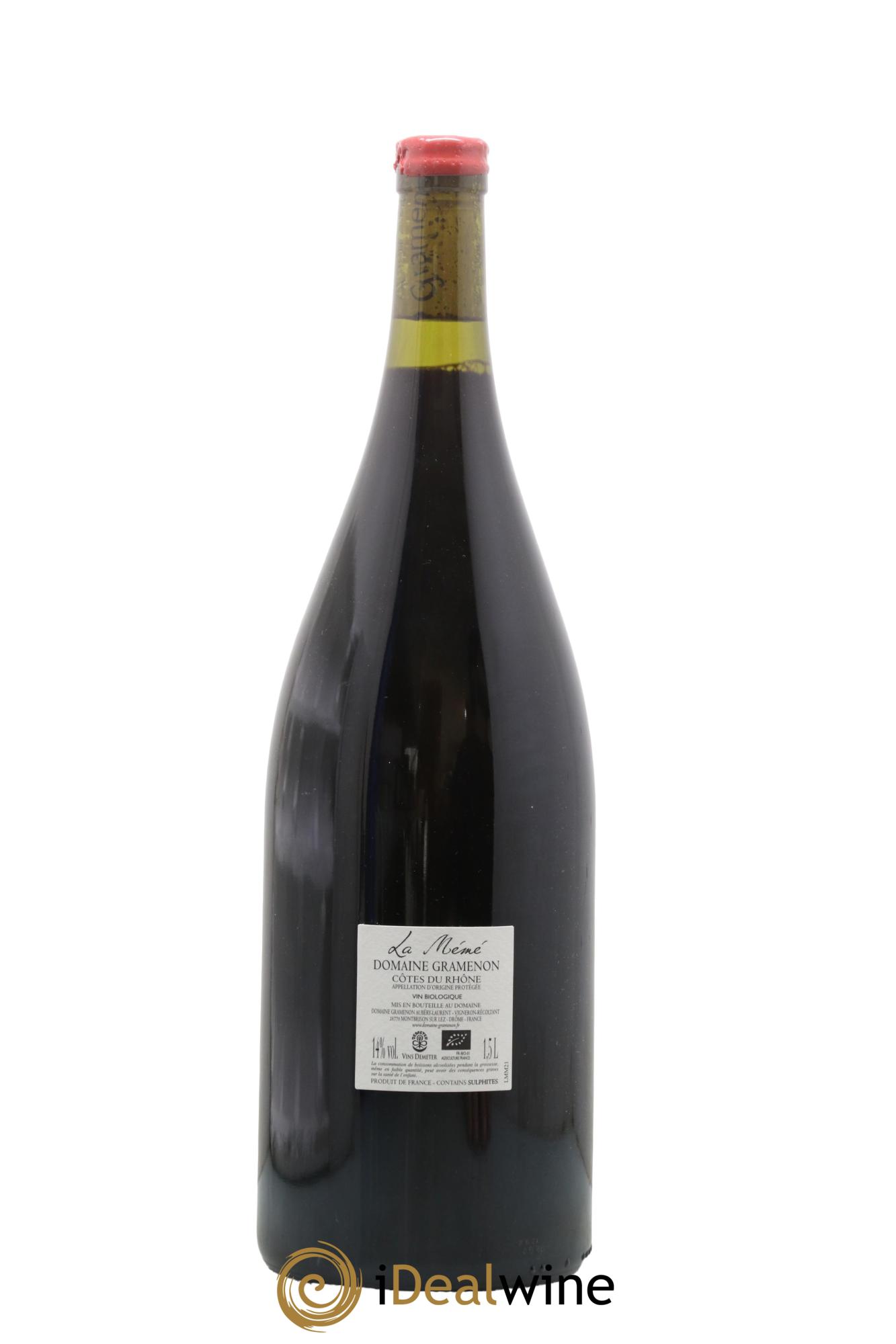 Côtes-du-Rhône La Mémé Ceps Centenaires Gramenon (Domaine) 2021 - Lot of 1 magnum - 1