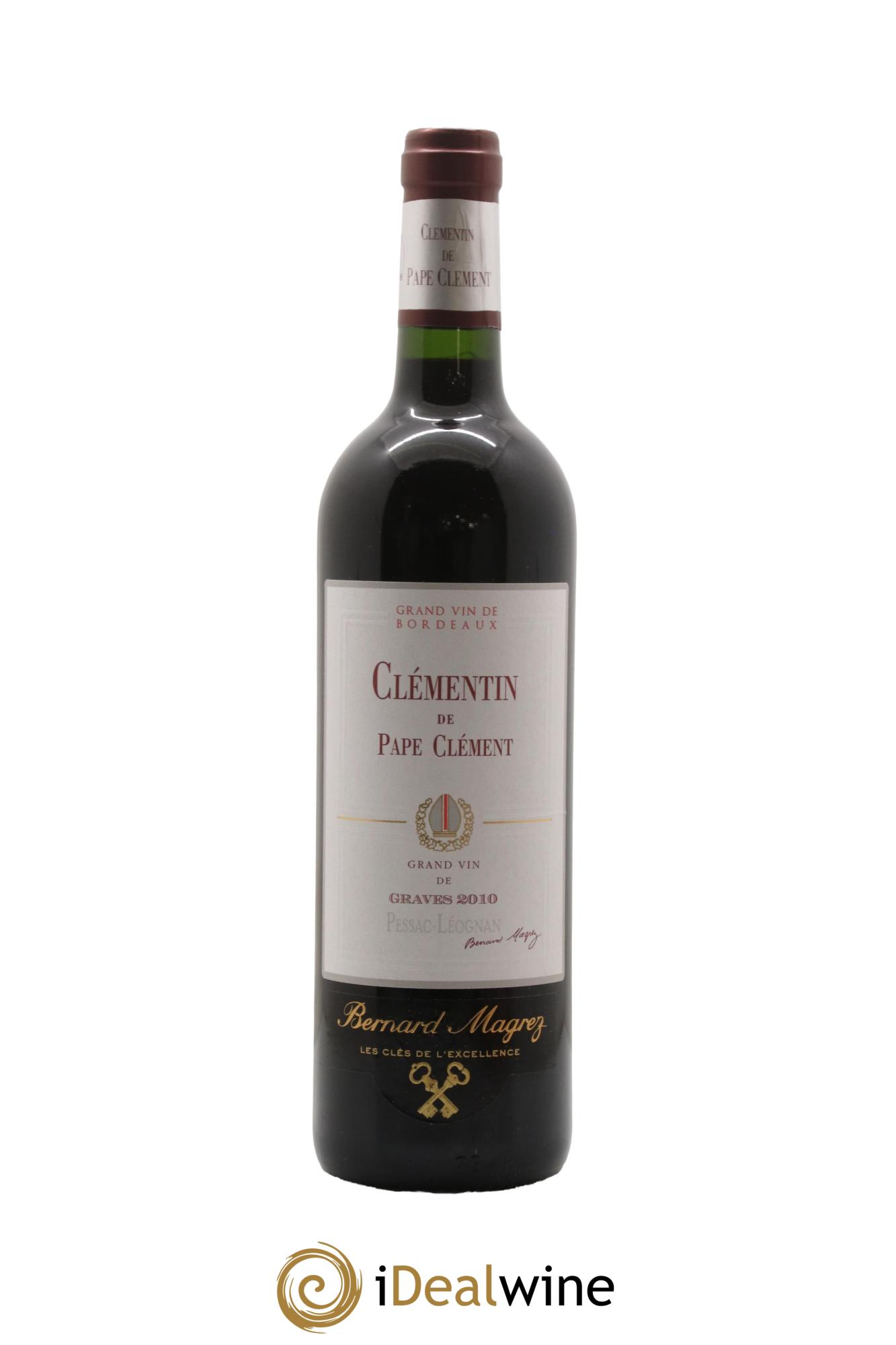 Le Clémentin de Pape Clément Second Vin 2010 - Lot de 1 bouteille - 0