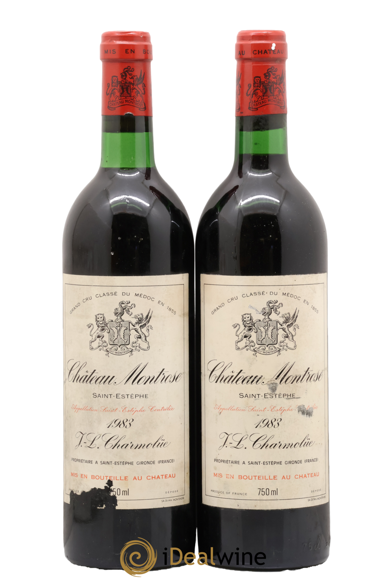 Château Montrose 2ème Grand Cru Classé 1983 - Lot de 2 bouteilles - 0