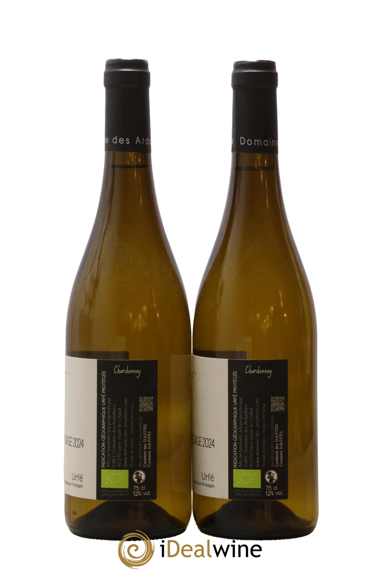 Vin de France IGP Urfé Les Oiseaux De Passage Domaine Des Ardaillons 2024 - Lot de 2 bouteilles - 1