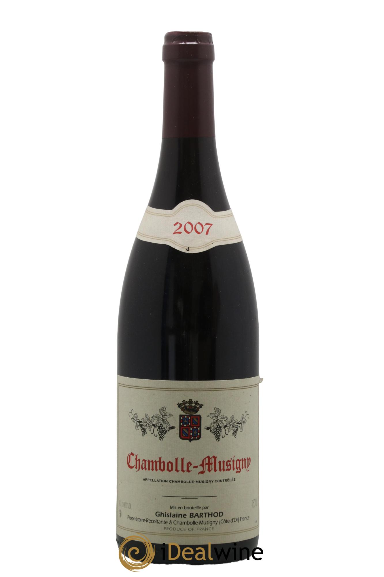 Chambolle-Musigny Ghislaine Barthod 2007 - Lotto di 1 bottiglia - 0