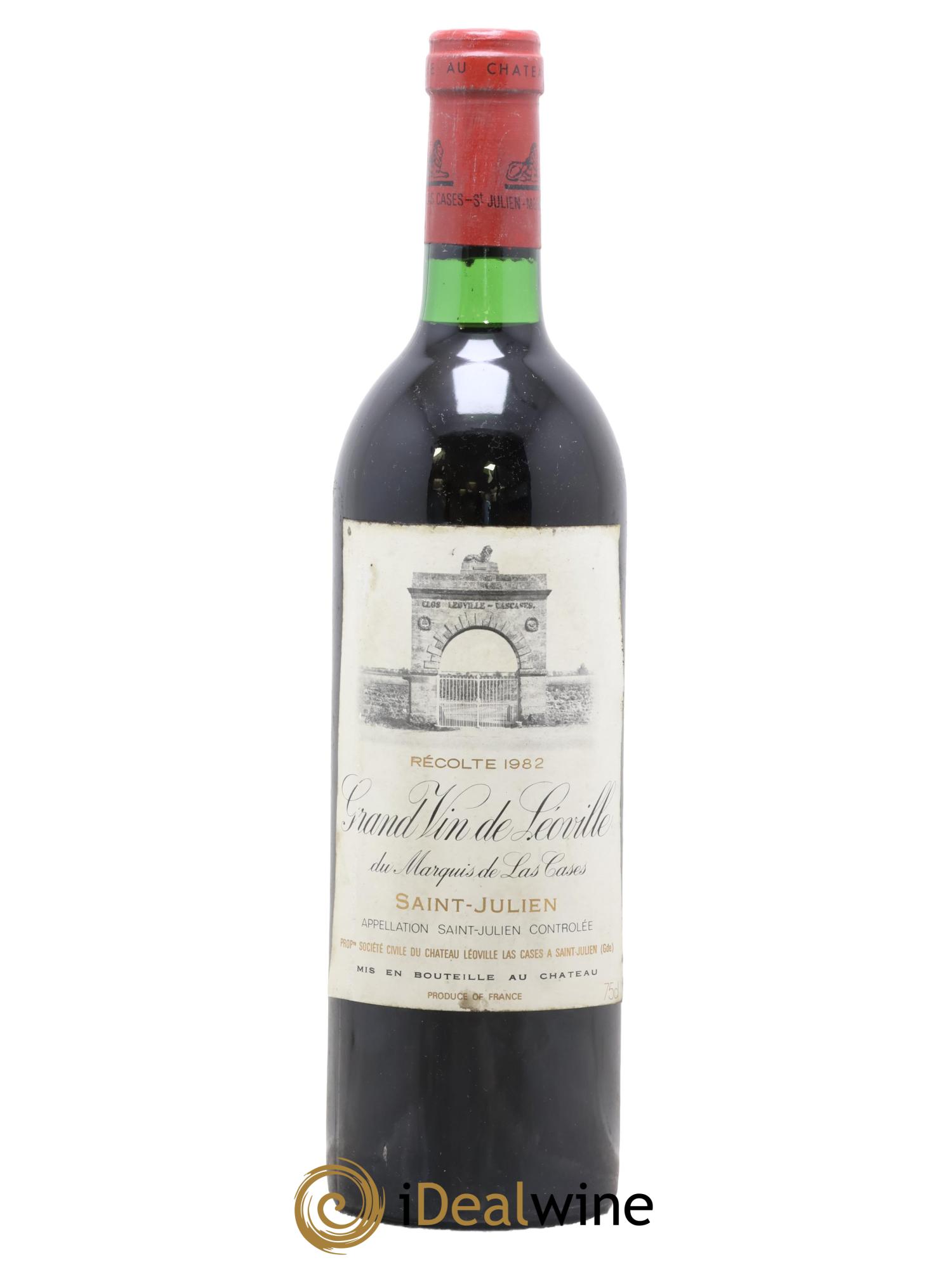 Château Léoville Las Cases 2ème Grand Cru Classé 1982 - Lot de 1 bouteille - 0