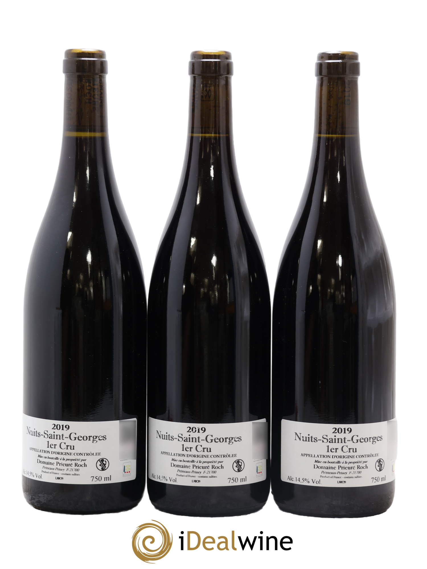 Nuits-Saint-Georges 1er Cru Prieuré Roch 2019 - Lot de 3 bouteilles - 1