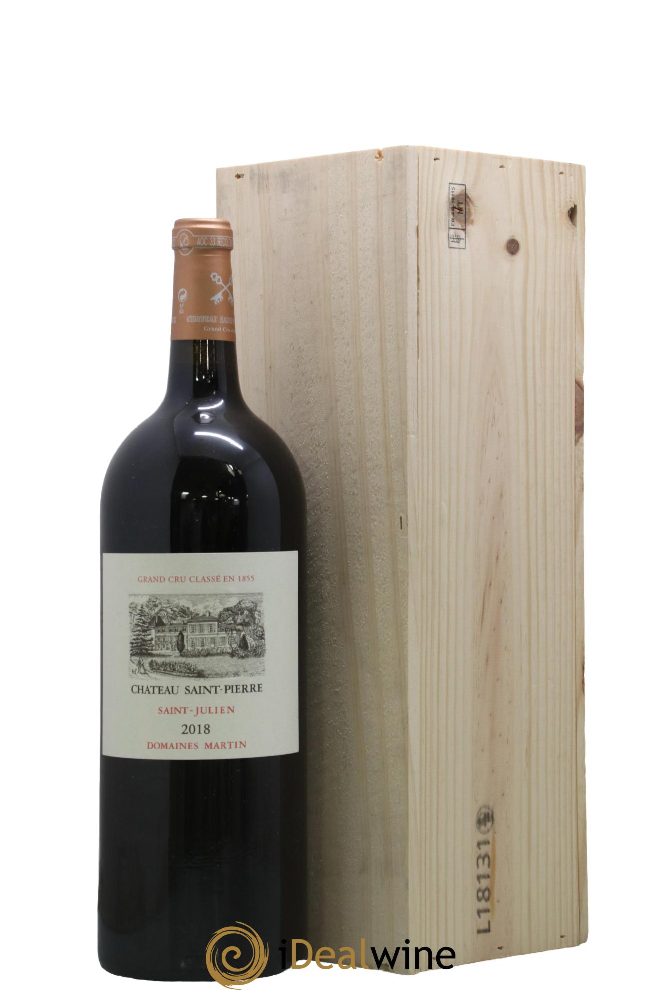 Château Saint-Pierre 4ème Grand Cru Classé 2018 - Lot de 1 magnum - 0