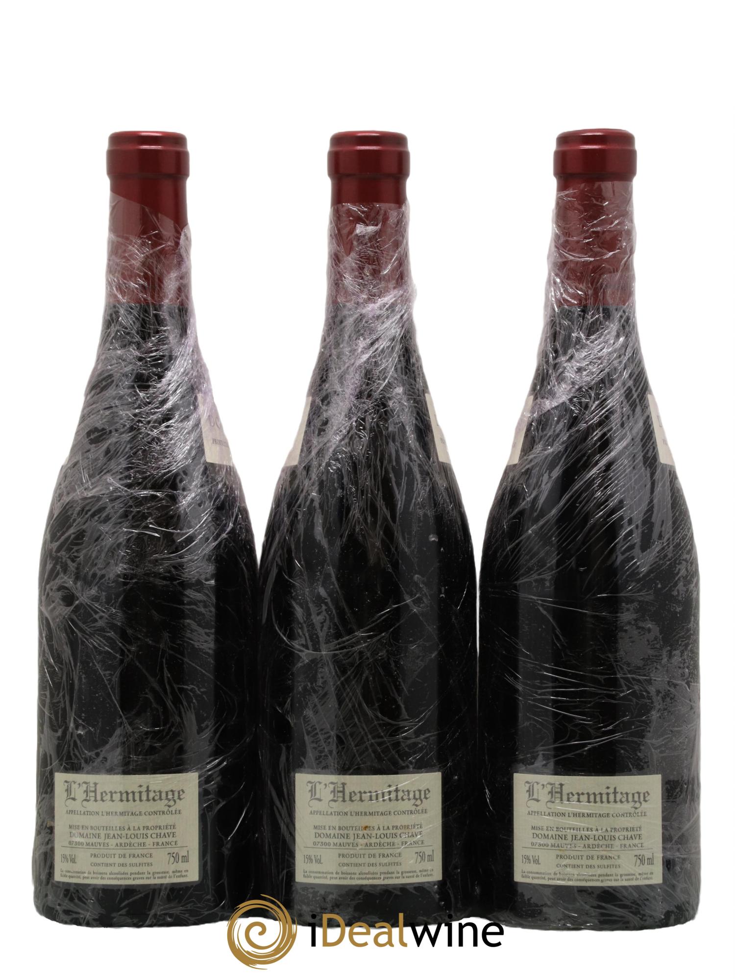 Hermitage Jean-Louis Chave 2017 - Lot de 3 bouteilles - 1